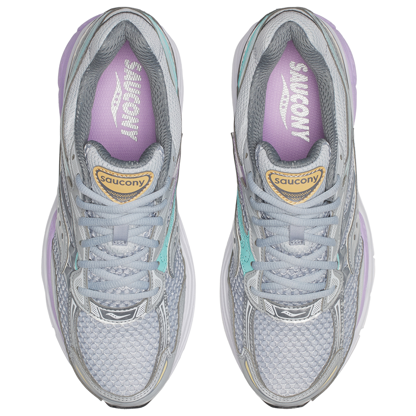 Saucony Progrid Omni 9 - Men's - Grey/Orchid