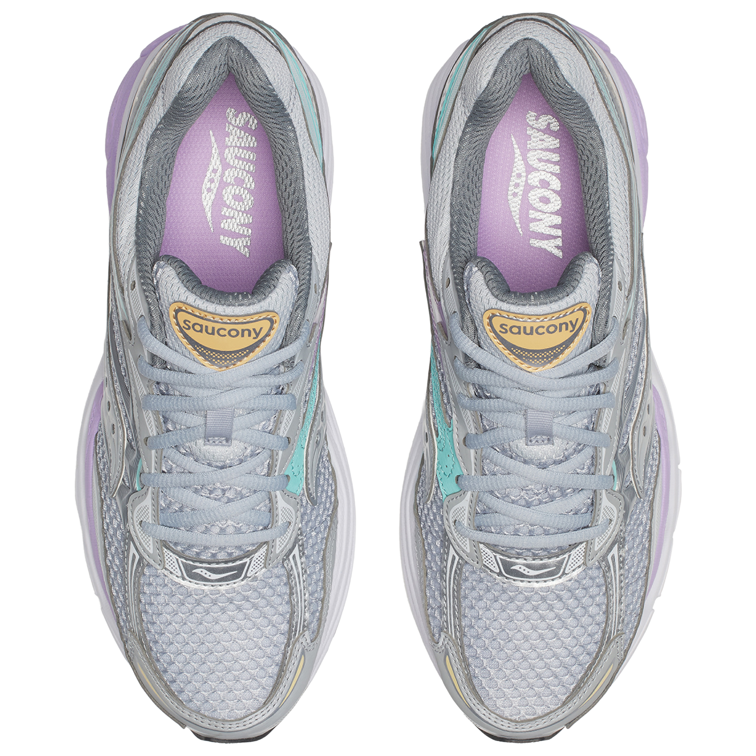 Saucony Progrid Omni 9 - Men's - Grey/Orchid