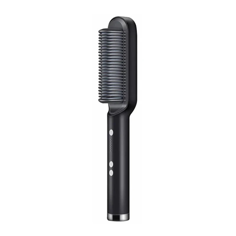 Electric Professional 2 In 1 Hot Comb Hair Straightener Electric Hair Brush Negative Ion Multi-Temperature Styling Tool