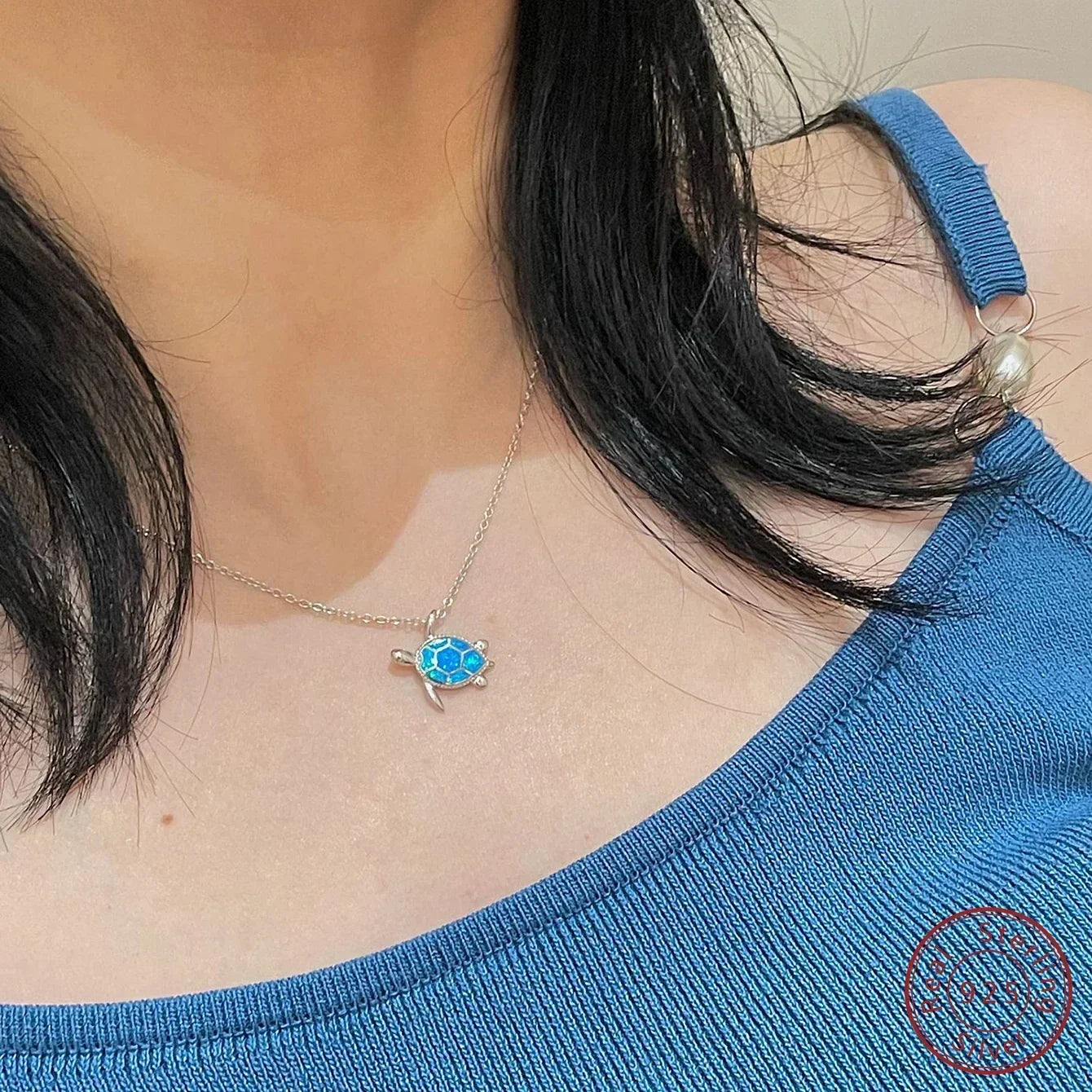 Ocean Guardian Turtle Necklace - foto 2