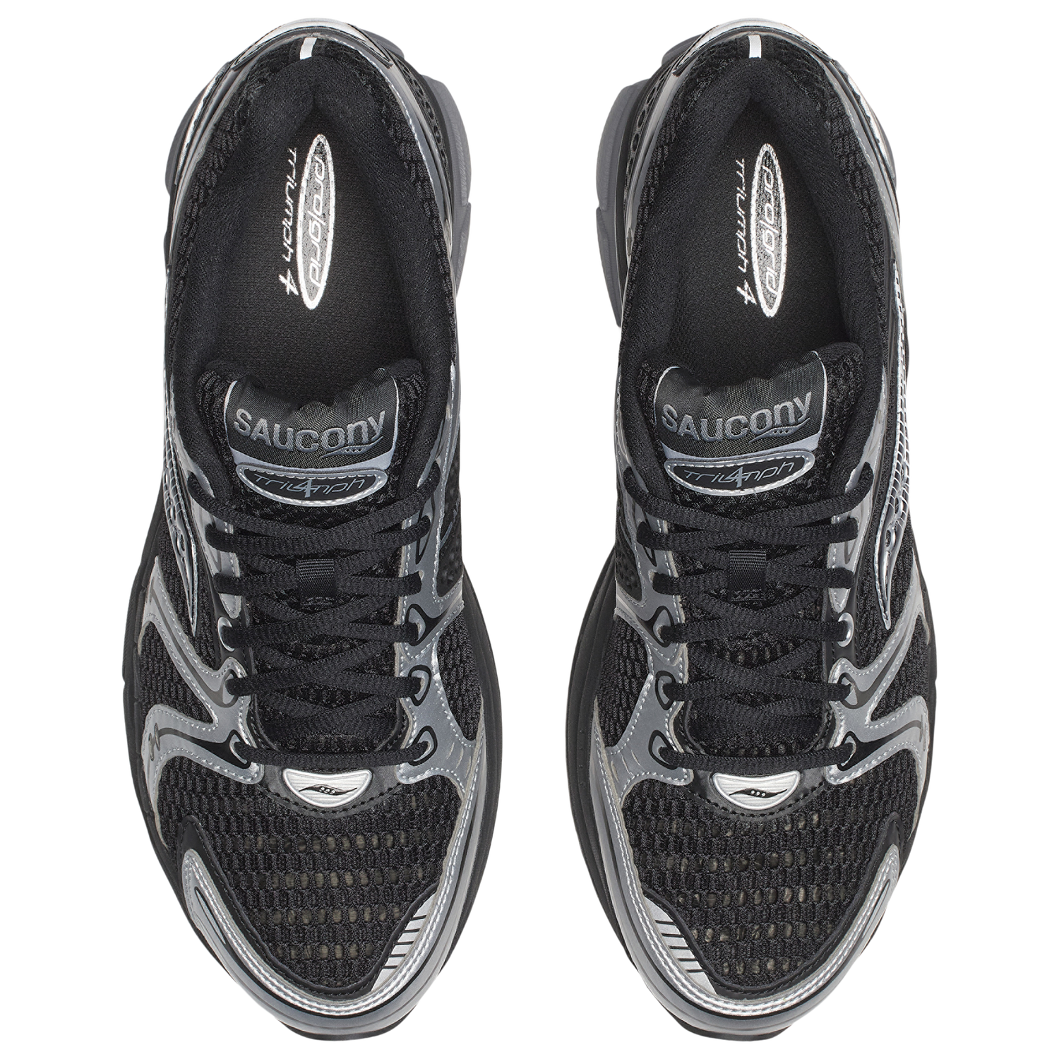 Saucony Progrid Triumph 4 - Men's - Silver/Black