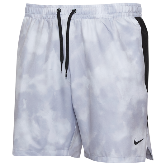 Nike Contend 7” Volley Boxer Print Shorts - Men's - Wolf Grey/Black