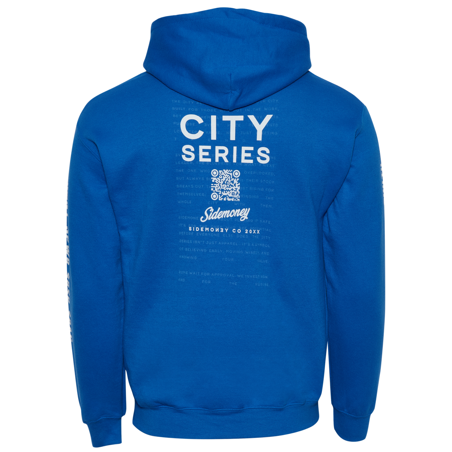 SIDEMONEY Paper Trail Hoodie - Men's - Blue/Multi