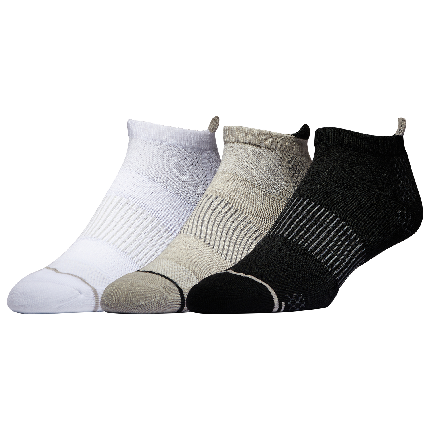 LCKR 3 Pack Performance No Show Socks - Men's - Multi