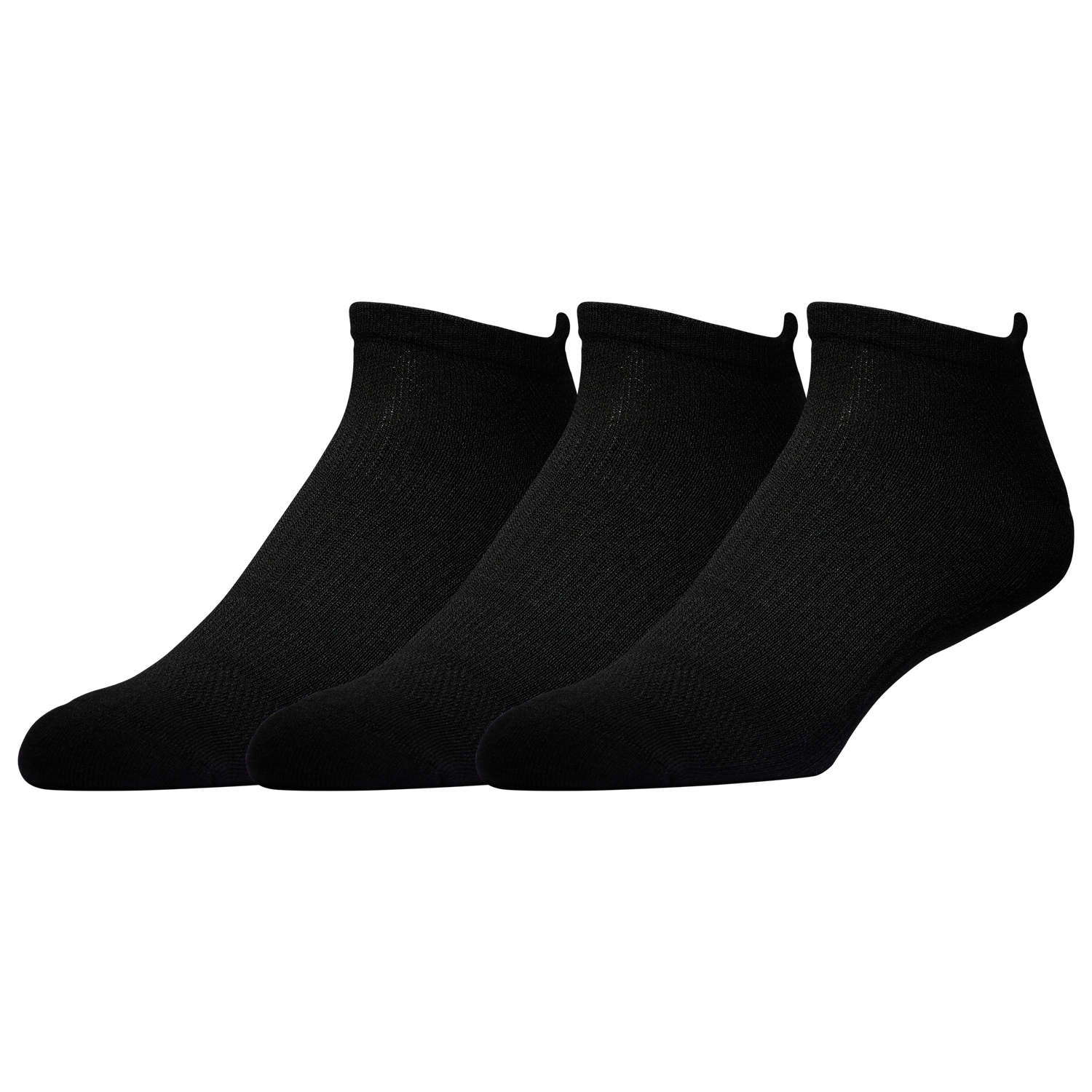 LCKR 3 Pack Performance No Show Socks - Men's - Black