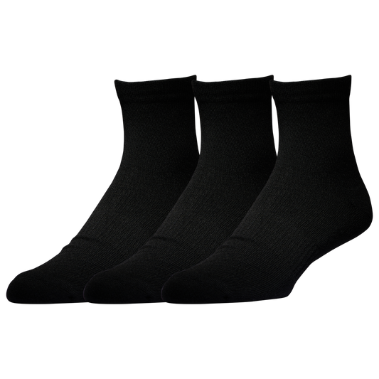 LCKR 3 Pack Performance Quarter Socks - Men's - Black