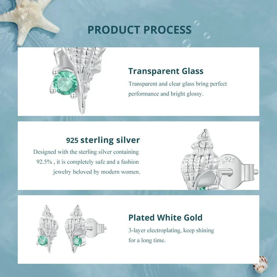 Ocean Shell Earrings - foto 6