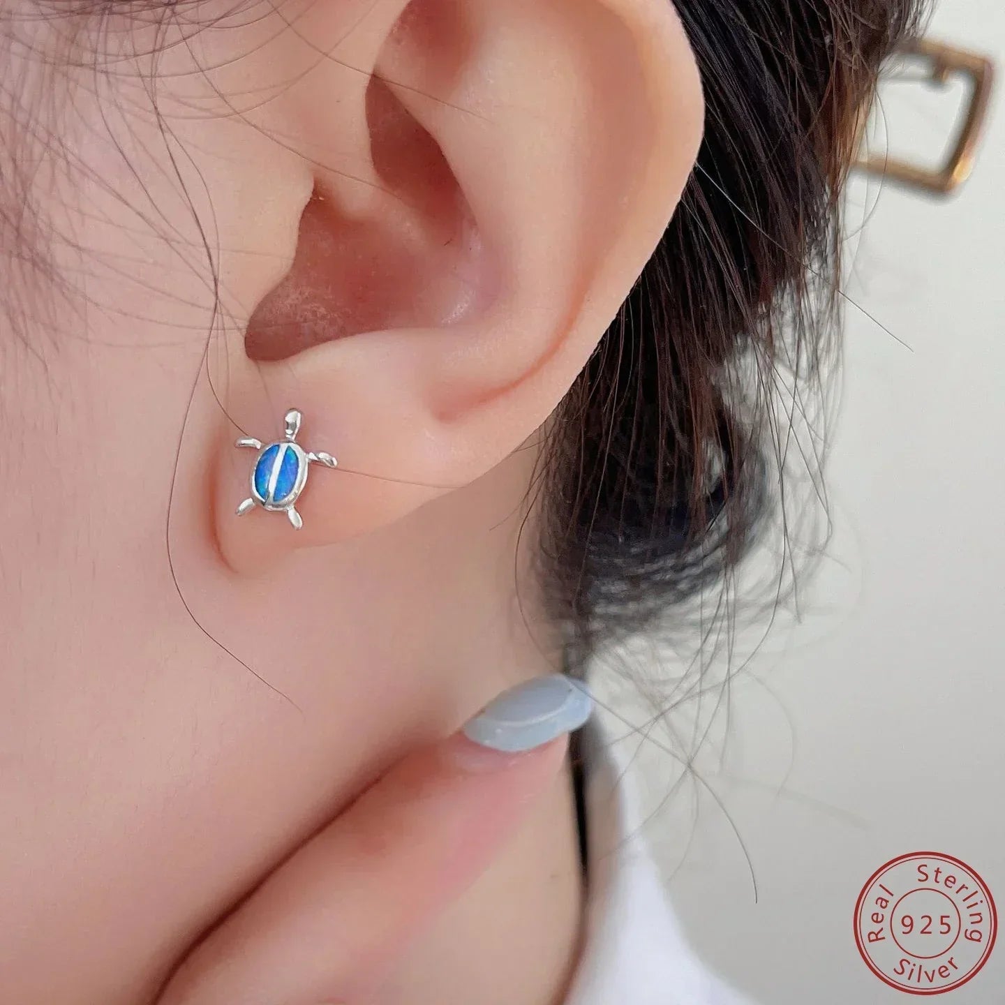 Turtle Earrings - foto 2