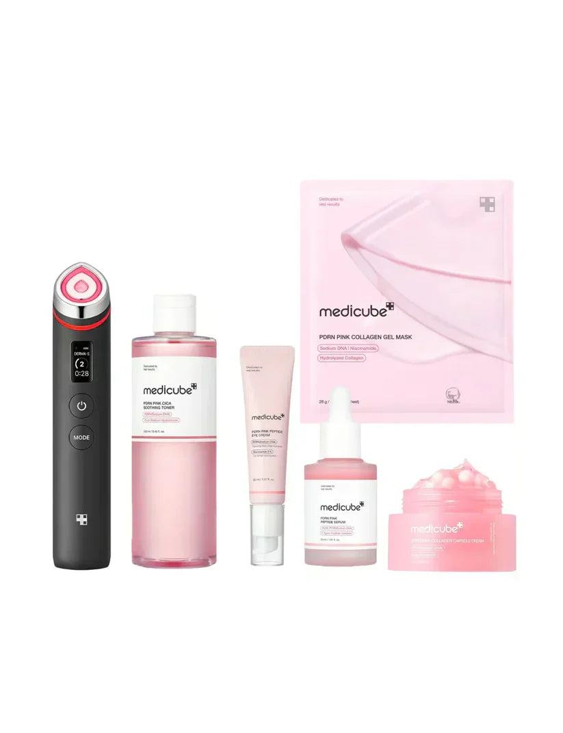 Conjunto MEDICUBE PDRN Peptide Booster Pro Preto