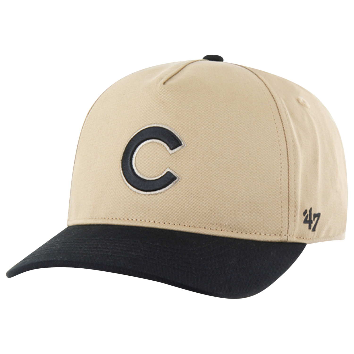 47 Brand Cubs Two Tone Hitch Visor - Men's - Khaki/Black