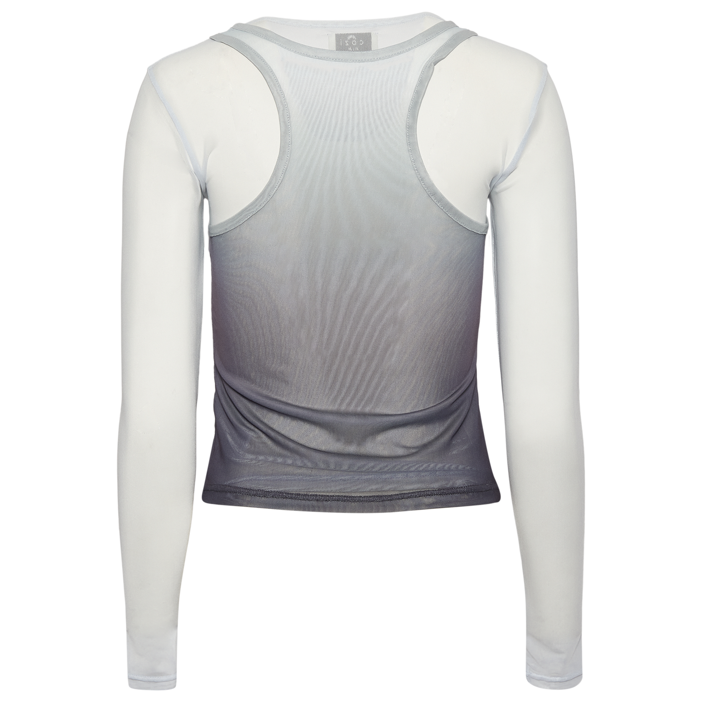 Cozi Long Sleeve Layered Mesh Top - Women's - Ancient Water