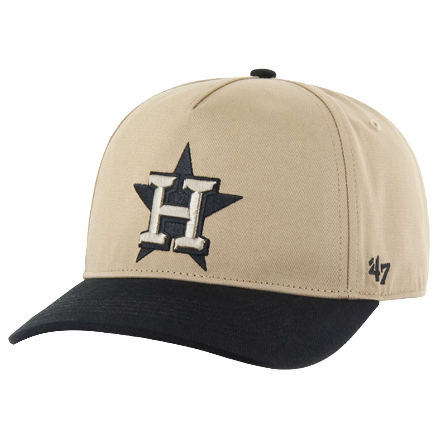 47 Brand Astros Two Tone Hitch Visor - Men's - Khaki/Black
