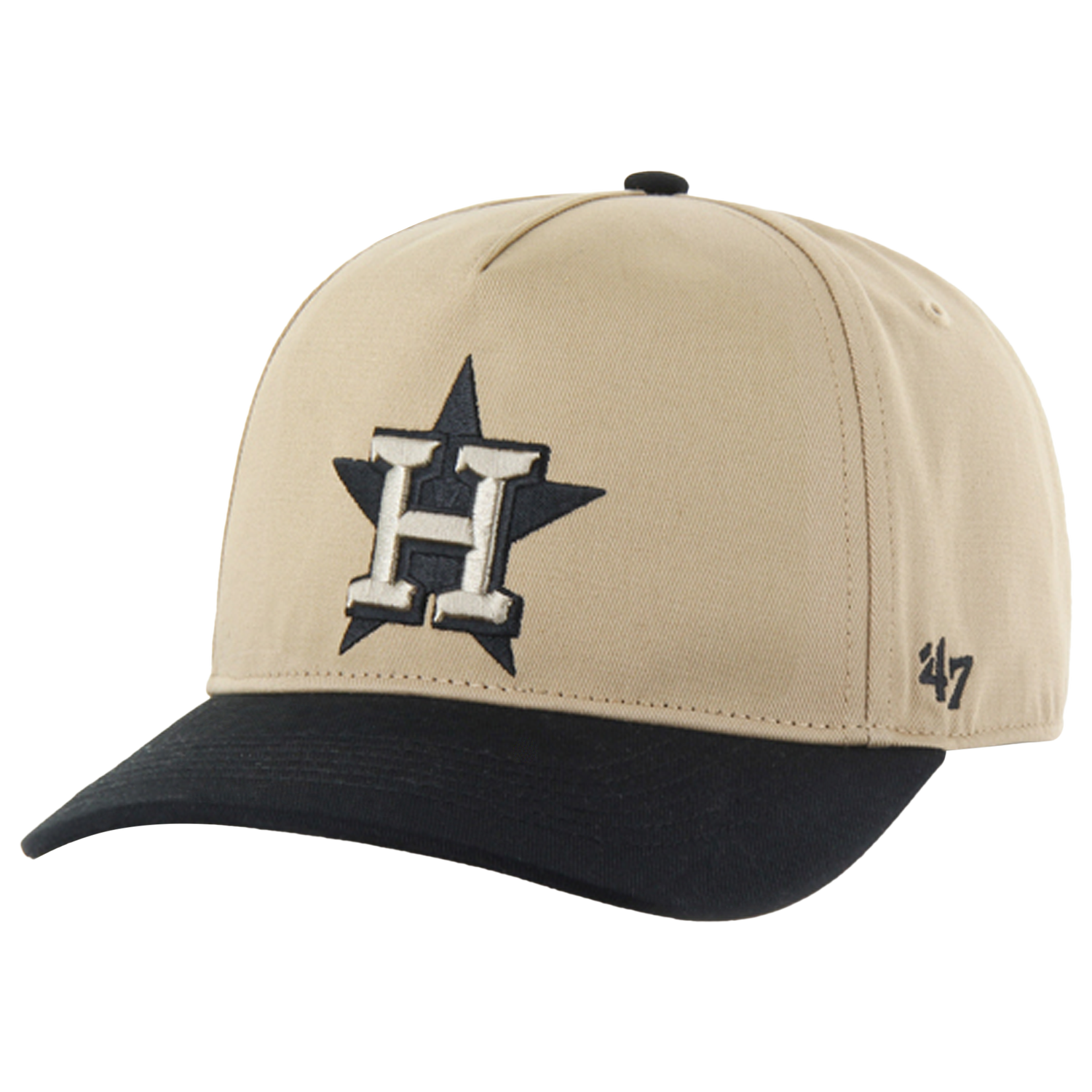 47 Brand Astros Two Tone Hitch Visor - Men's - Khaki/Black