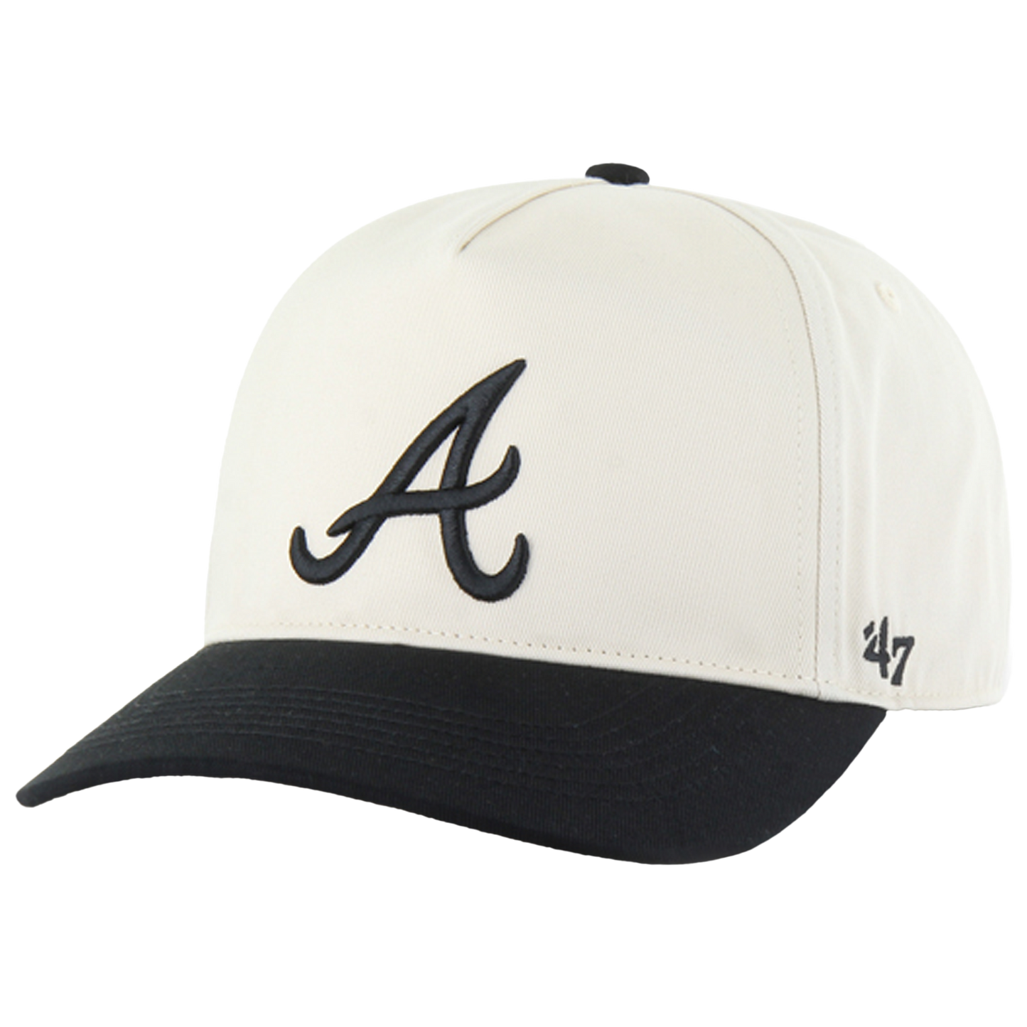 47 Brand Braves Two Tone Hitch Visor - Men's - Natural/Black