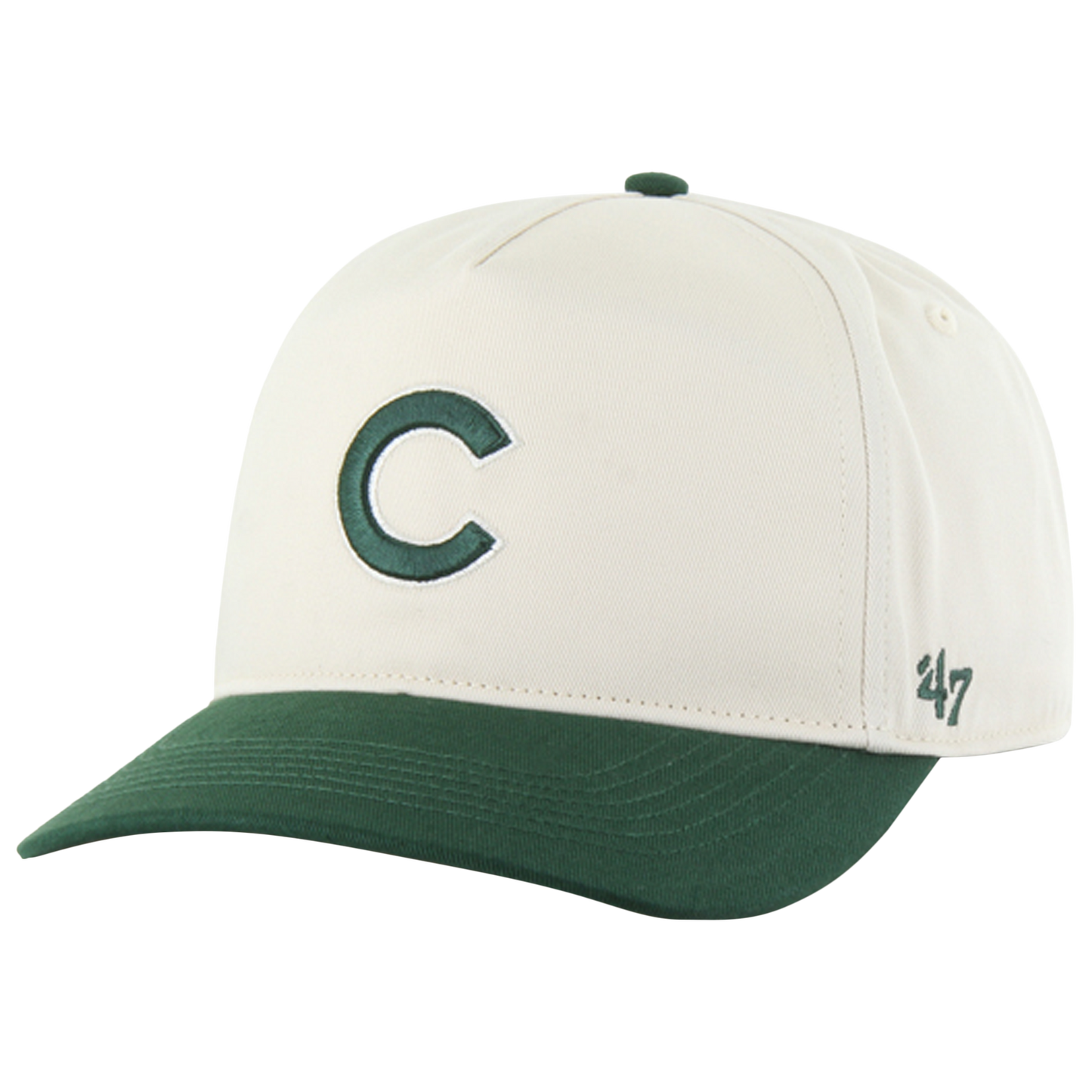 47 Brand Cubs Two Tone Hitch Visor - Men's - Natural/Dark Green