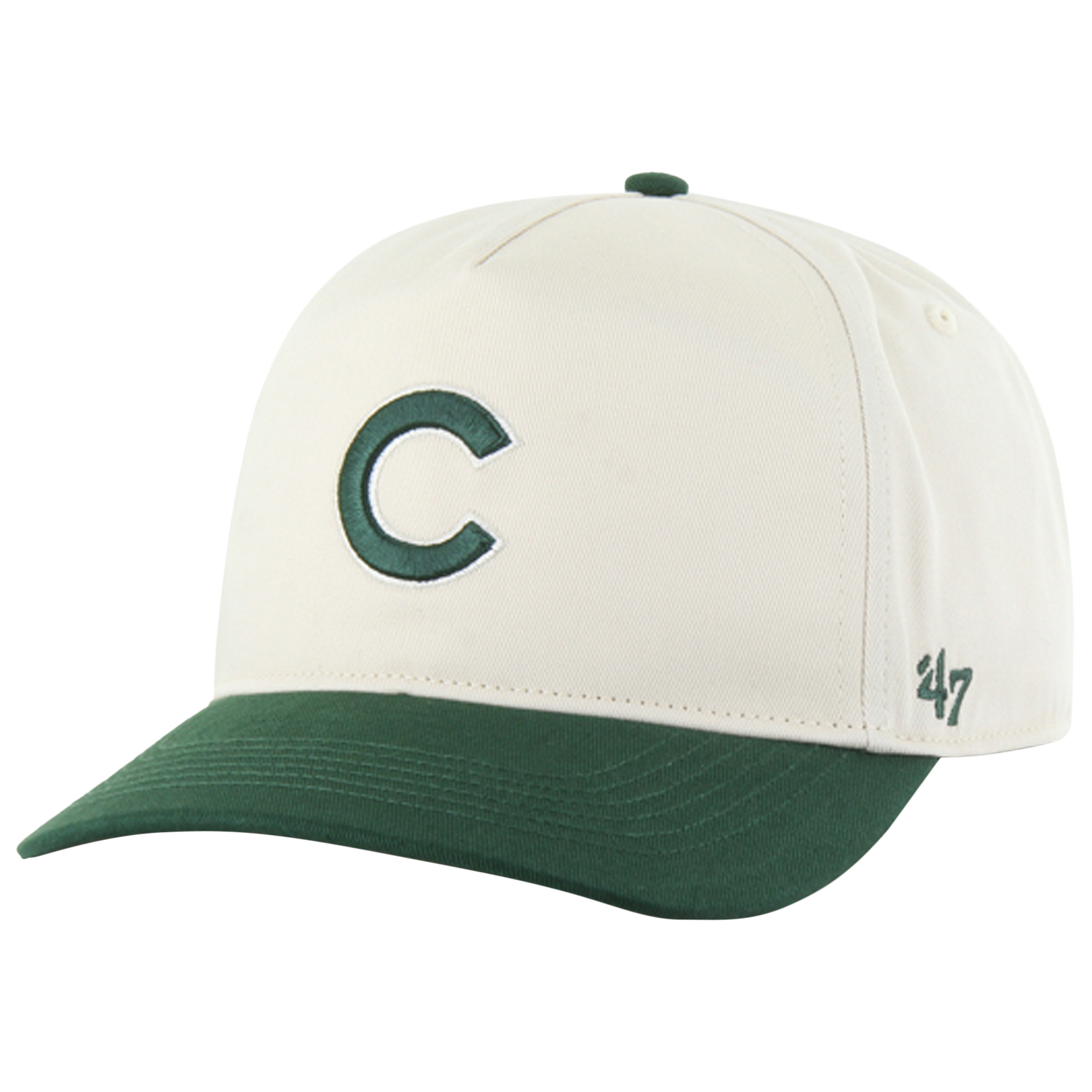 47 Brand Cubs Two Tone Hitch Visor - Men's - Natural/Dark Green