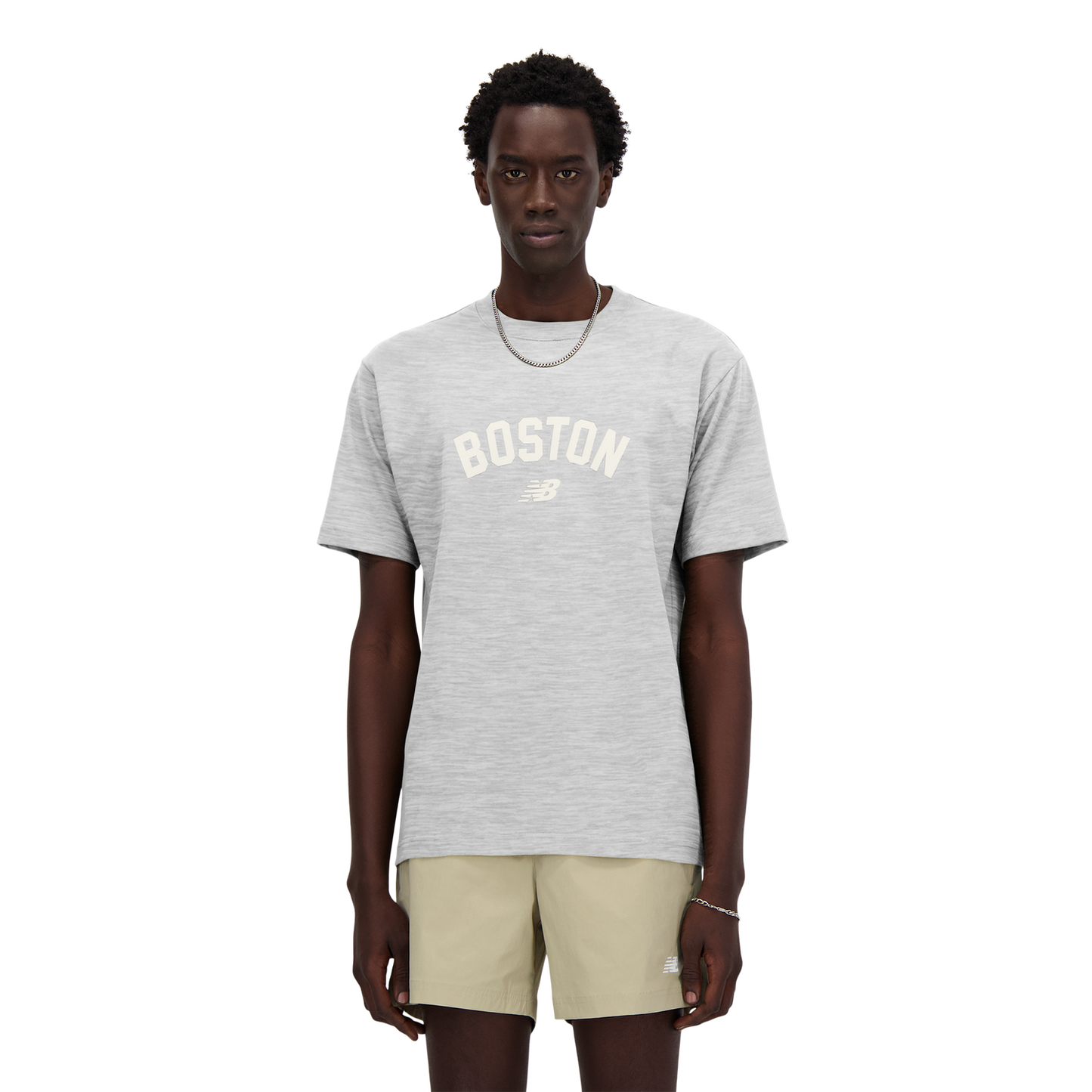 New Balance City Heritage T-Shirt - Men's - Gray (T61F604)
