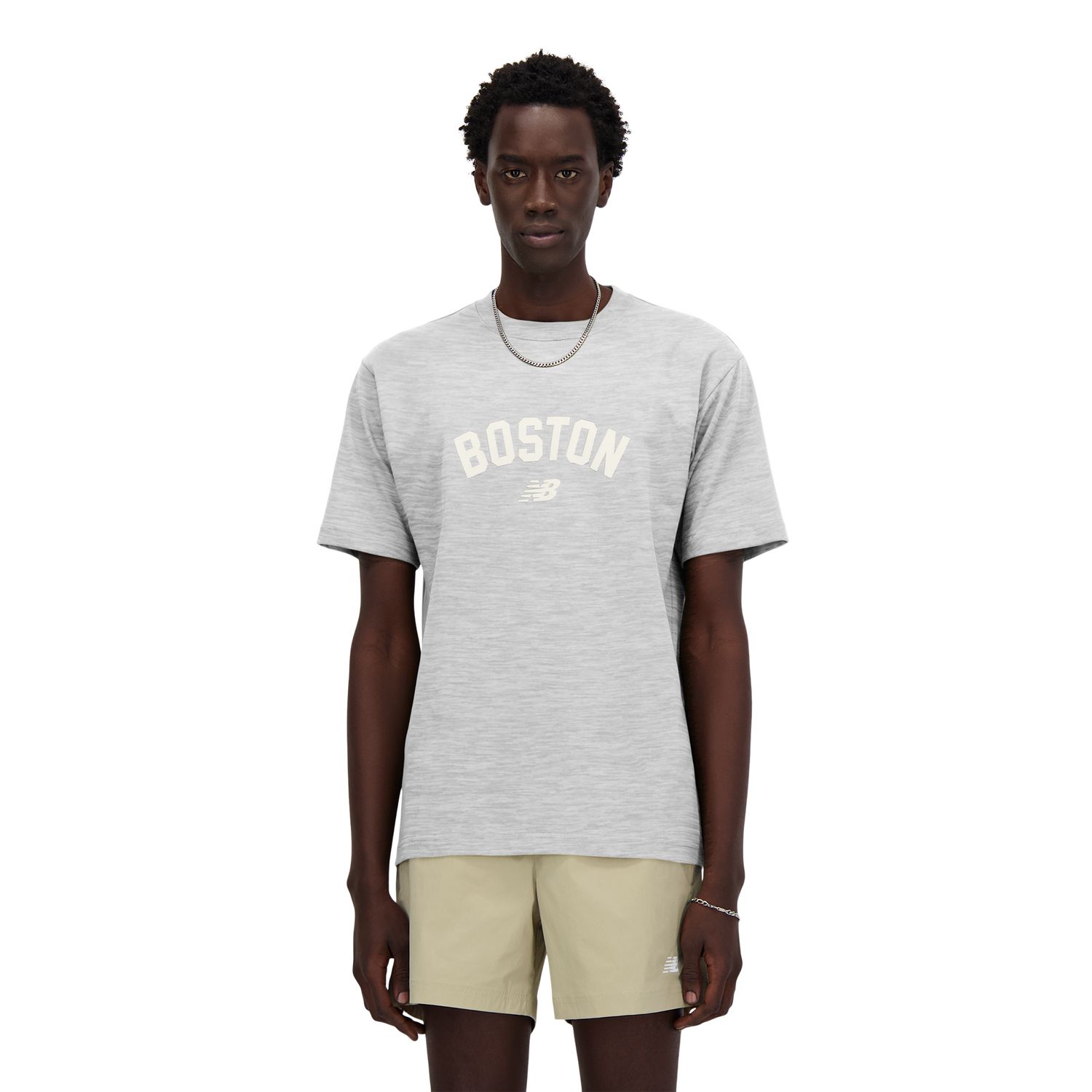 New Balance City Heritage T-Shirt - Men's - Gray (T61F604)