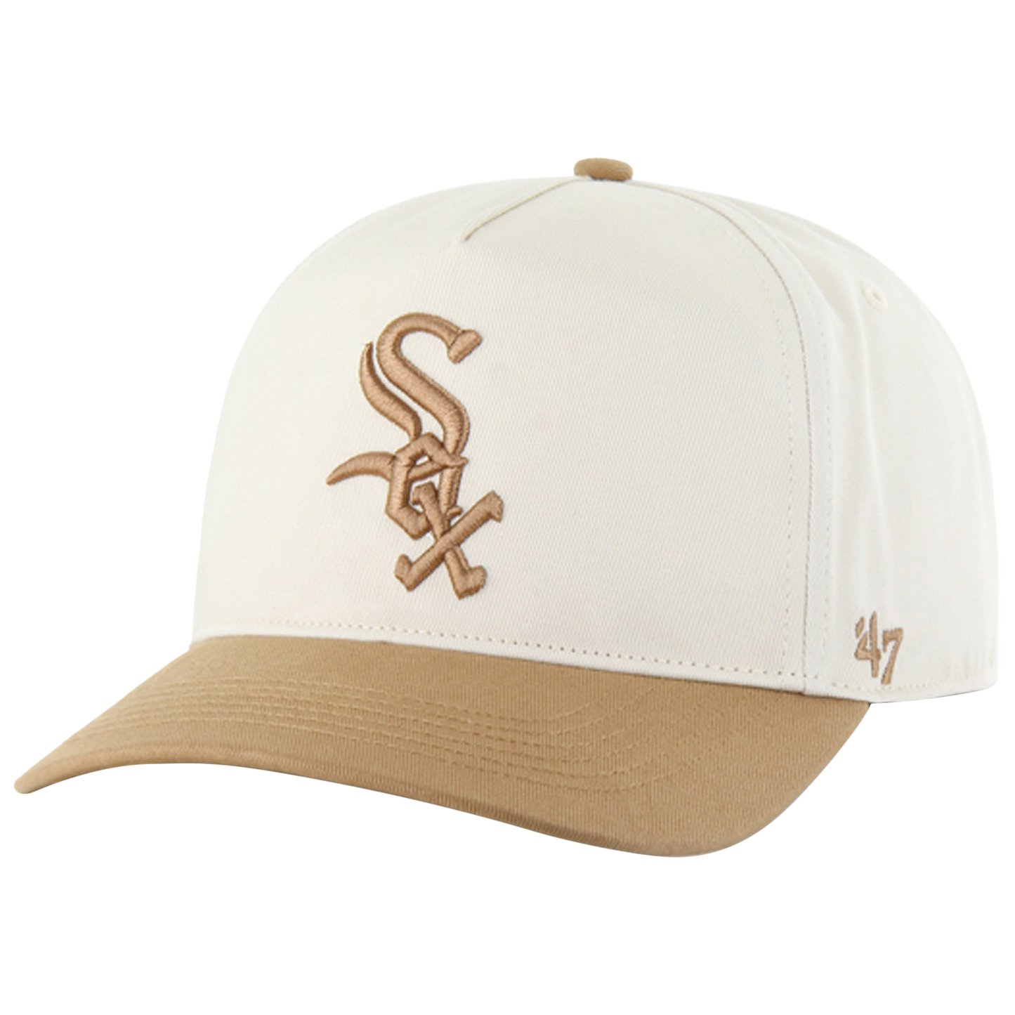 47 Brand White Sox Two Tone Hitch Visor - Men's - Natural/Camel