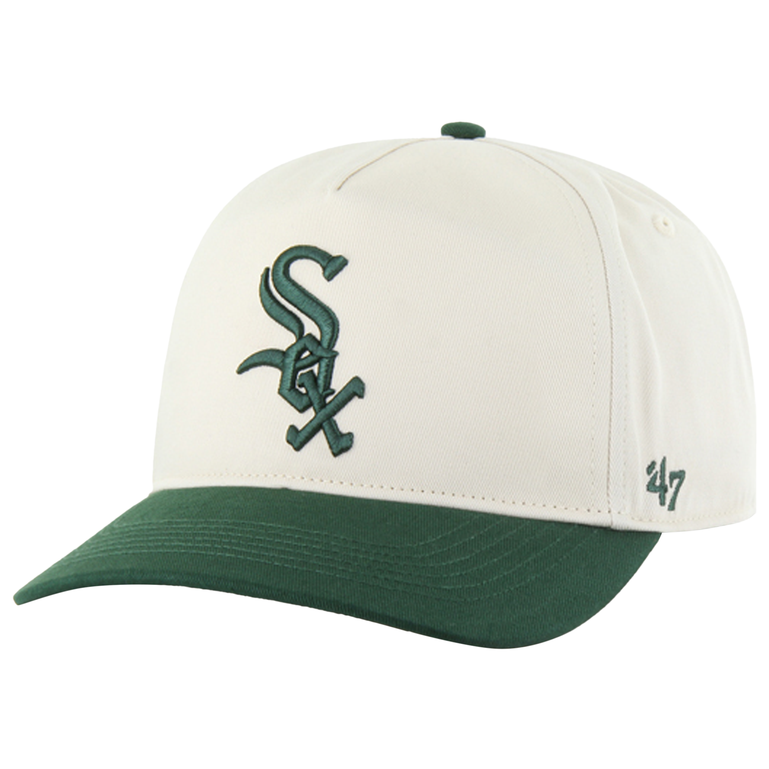 47 Brand White Sox Two Tone Hitch Visor - Men's - Natural/Dark Green