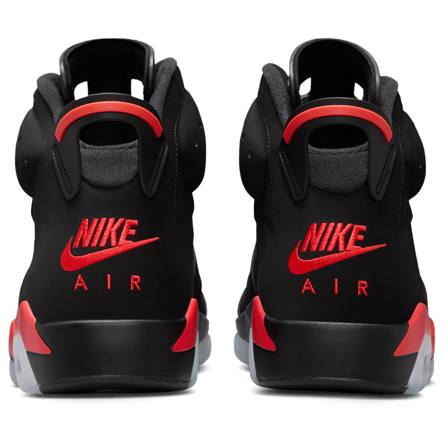 Jordan Retro 6 - Men's - Black/Light Crimson