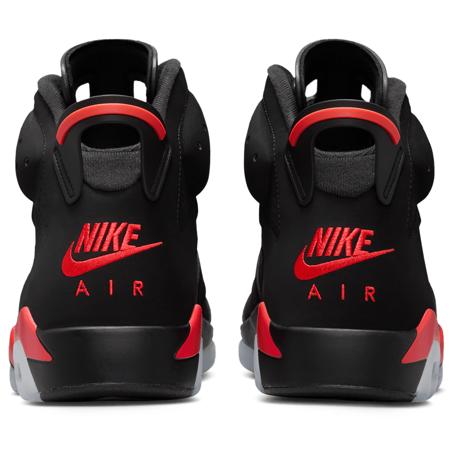 Jordan Retro 6 - Men's - Black/Light Crimson