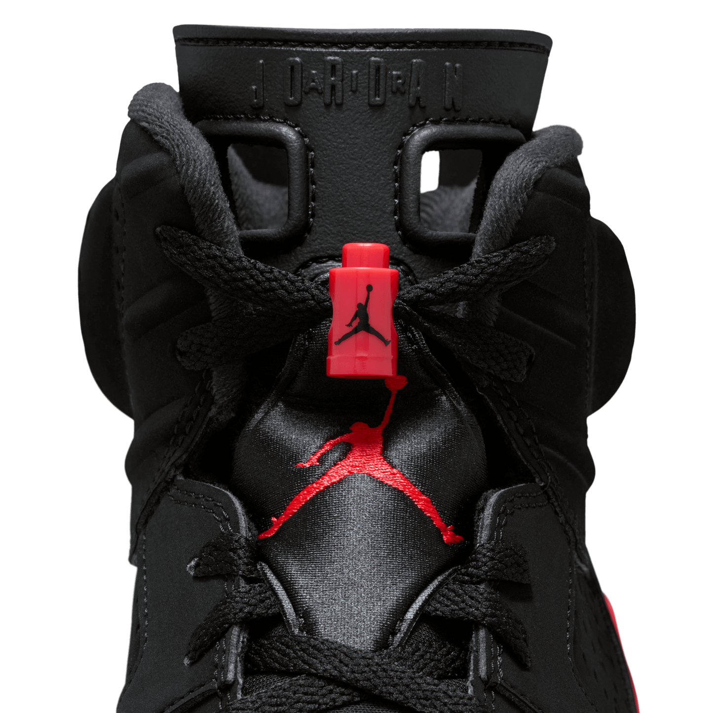 Jordan Retro 6 - Men's - Black/Light Crimson