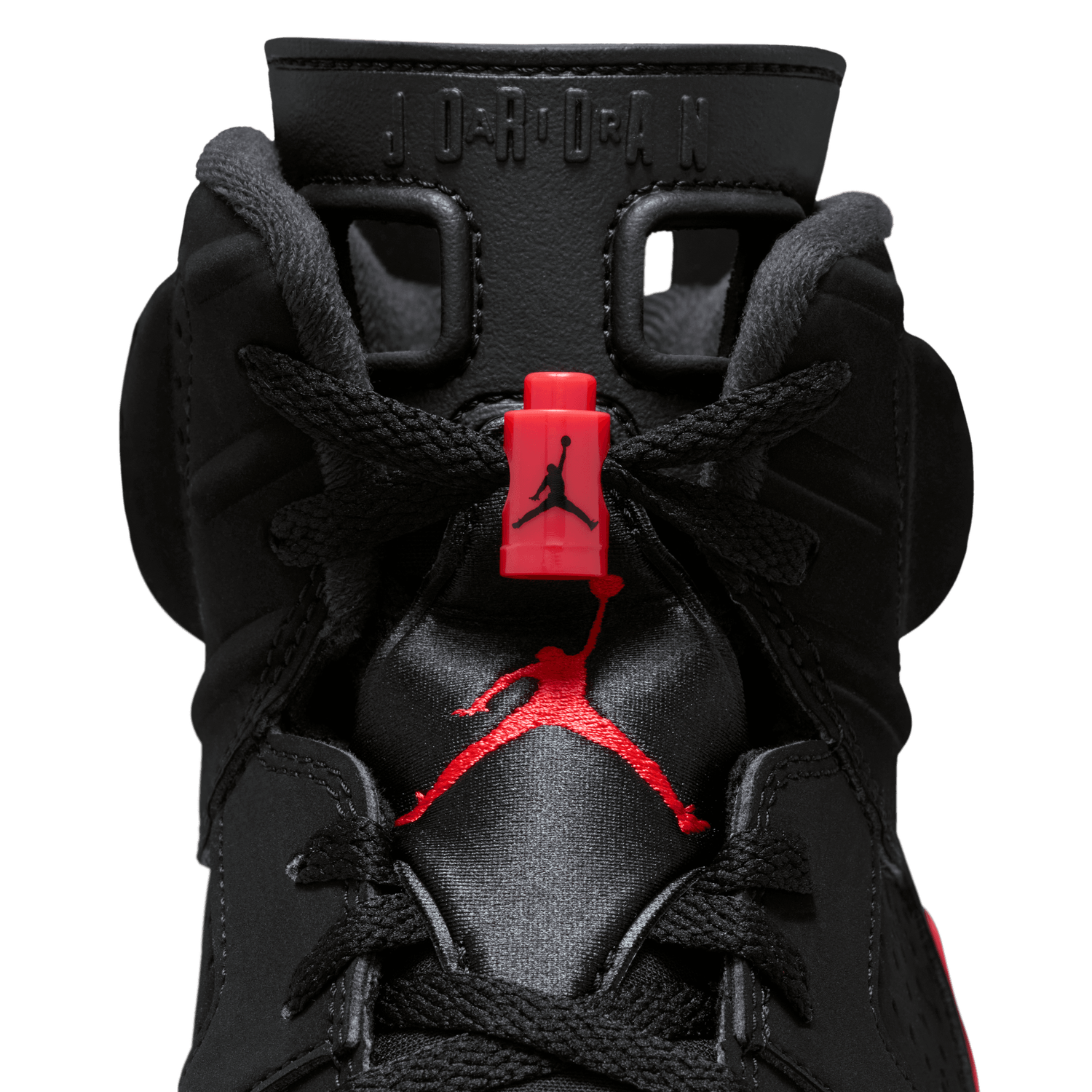 Jordan Retro 6 - Men's - Black/Light Crimson