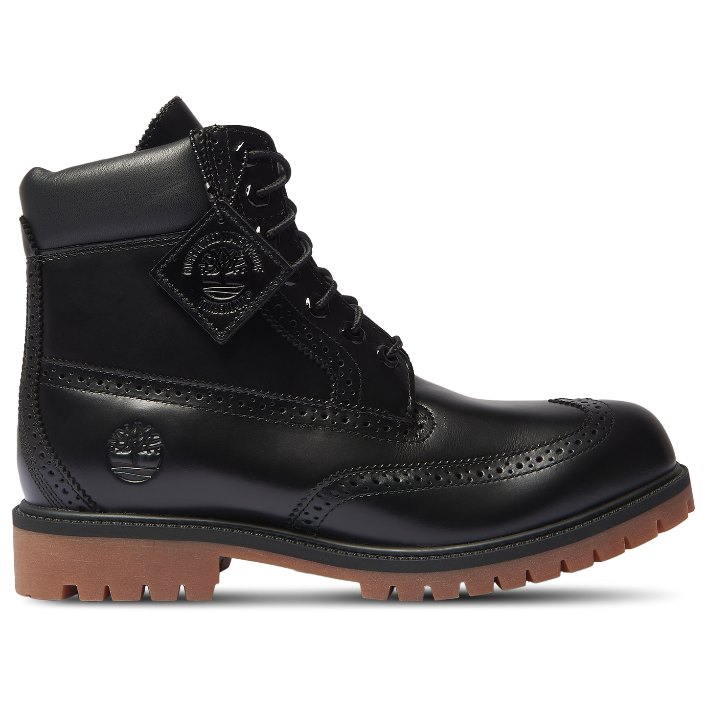 Timberland 6 Inch Brogue Boots - Men's - Heritage Black