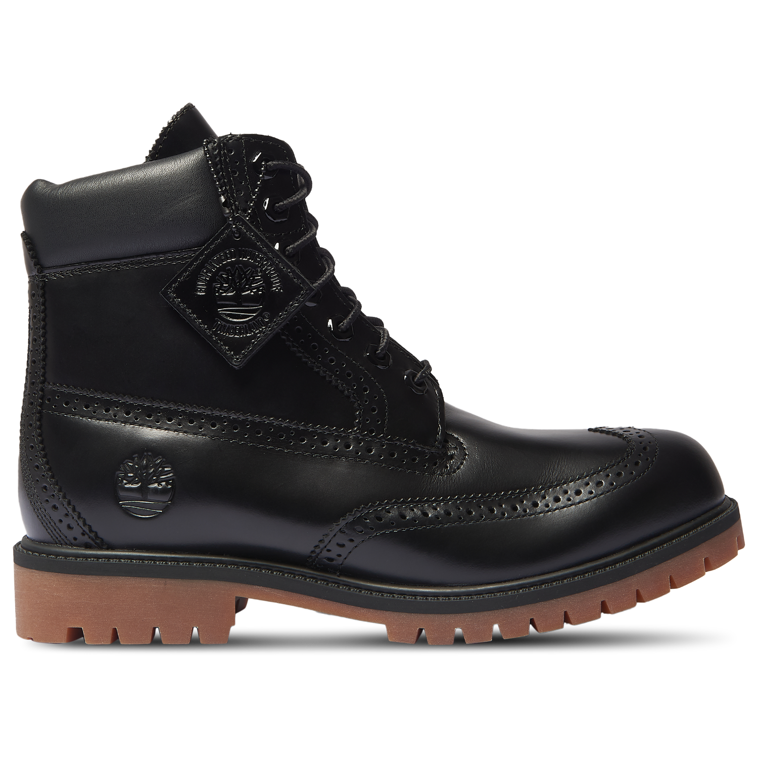 Timberland 6 Inch Brogue Boots - Men's - Heritage Black