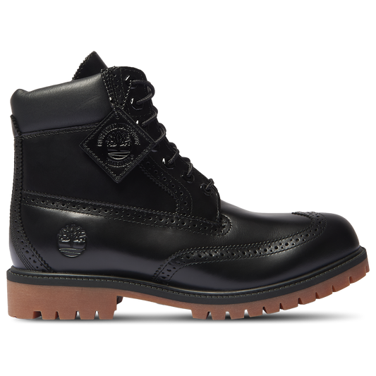 Timberland 6 Inch Brogue Boots - Men's - Heritage Black