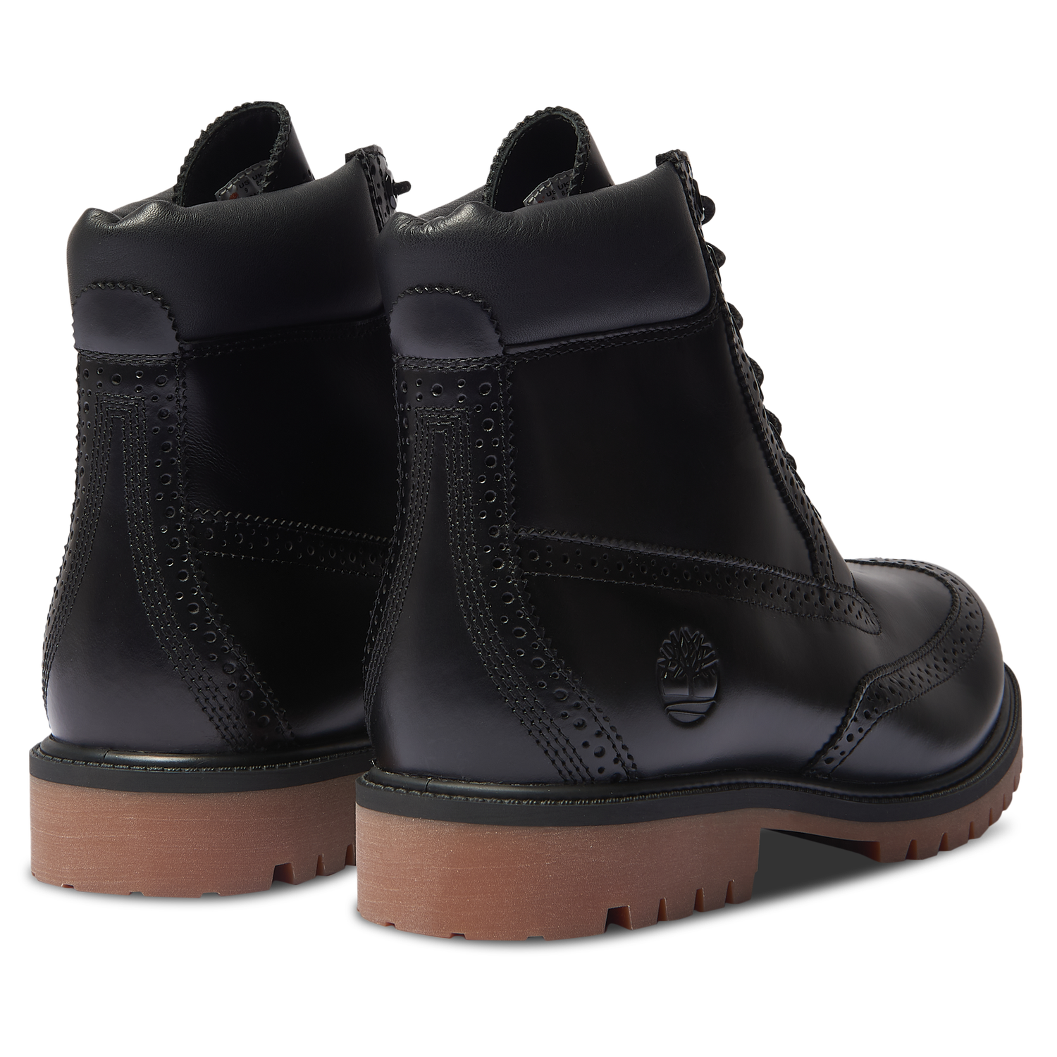 Timberland 6 Inch Brogue Boots - Men's - Heritage Black