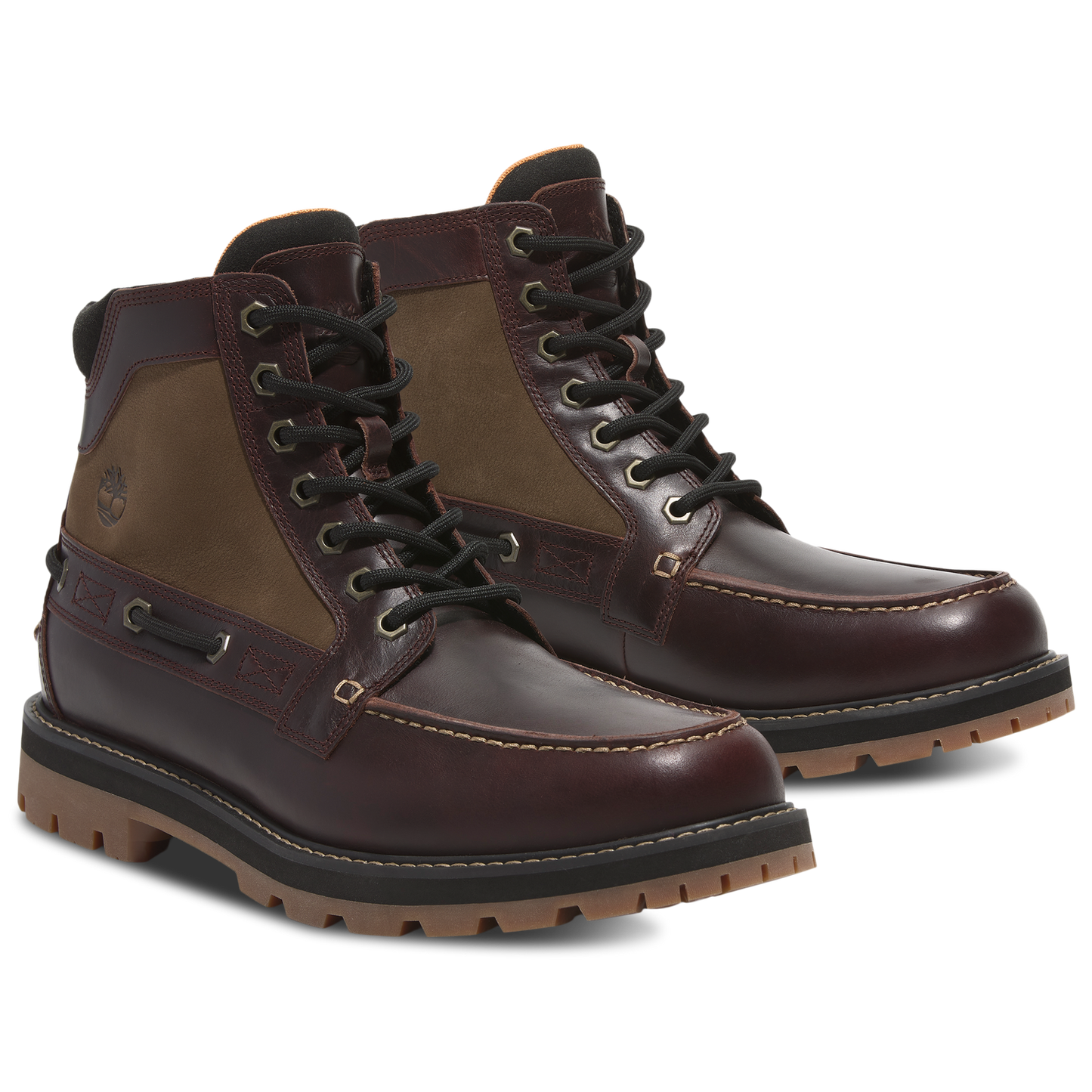 Timberland Britton Road Moc-Toe Boot - Men's - Burgundy/Burgundy/Burgundy