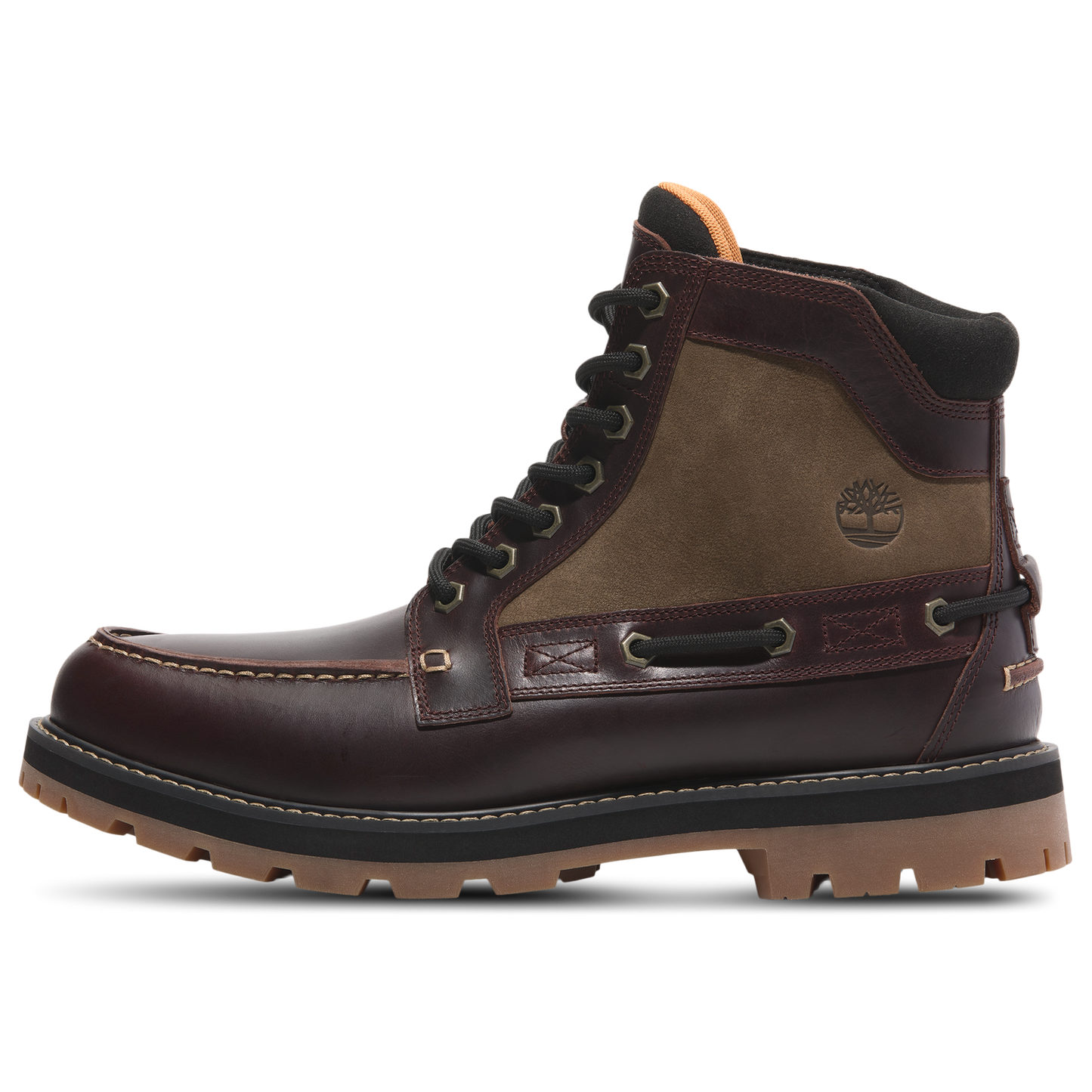 Timberland Britton Road Moc-Toe Boot - Men's - Burgundy/Burgundy/Burgundy