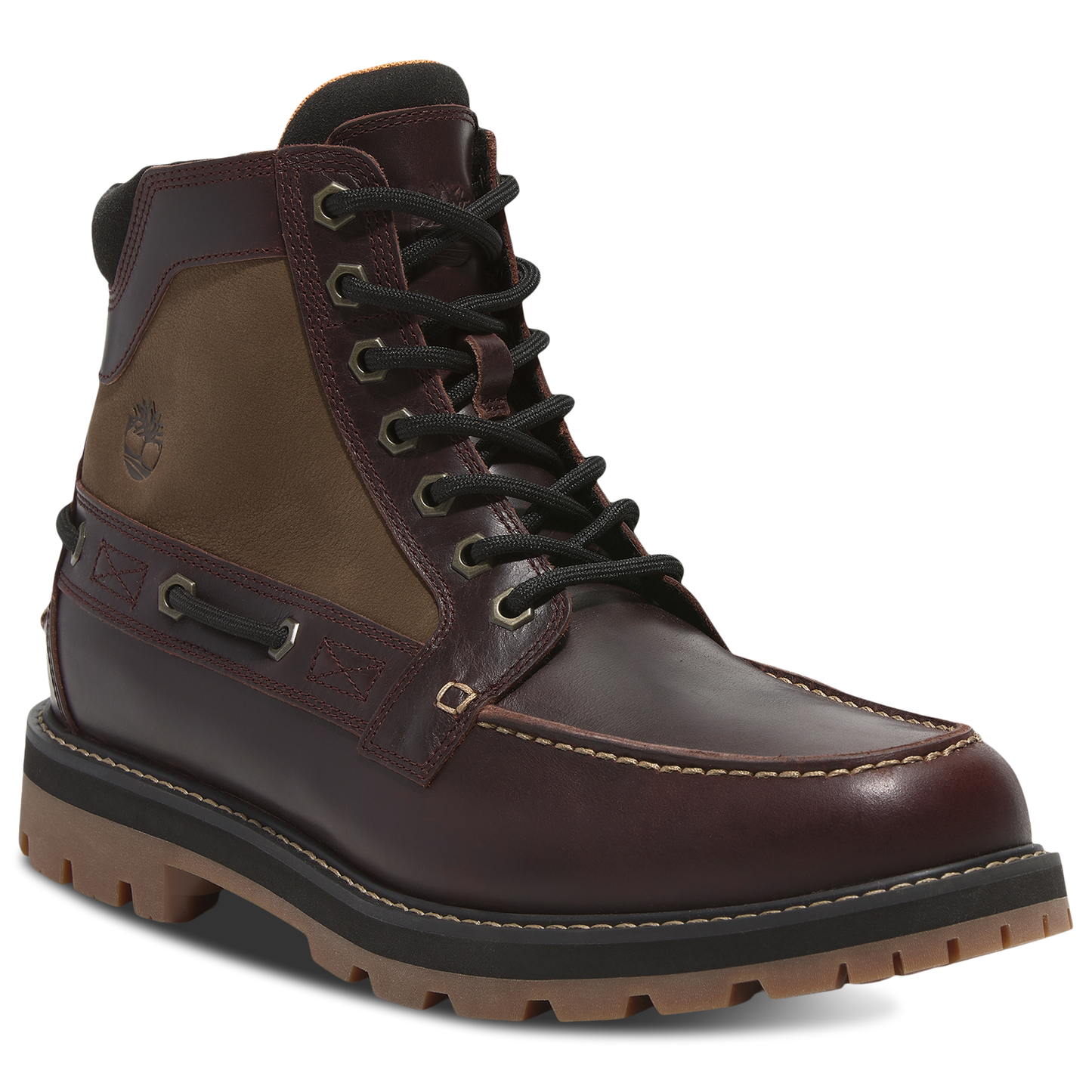 Timberland Britton Road Moc-Toe Boot - Men's - Burgundy/Burgundy/Burgundy