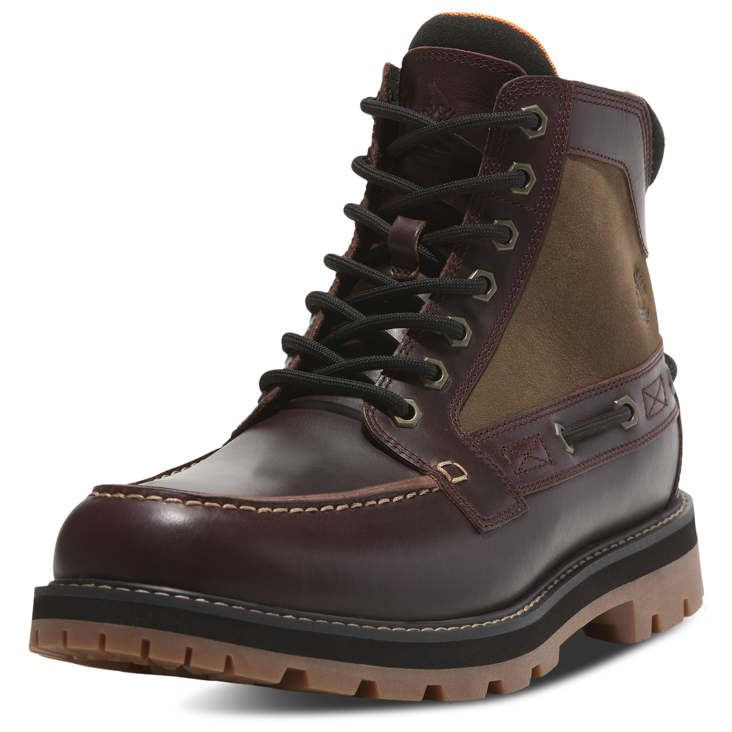 Timberland Britton Road Moc-Toe Boot - Men's - Burgundy/Burgundy/Burgundy