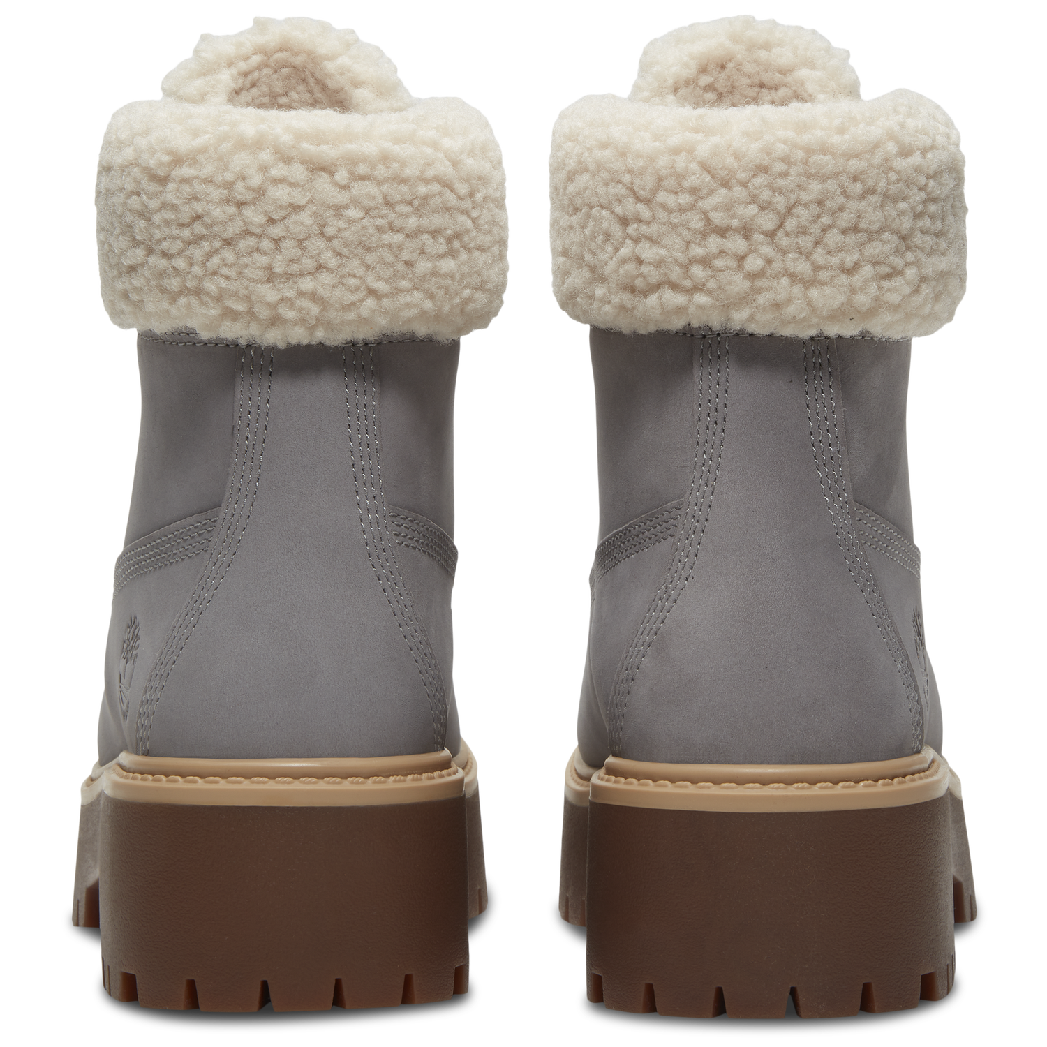 Timberland Stone Street Platform Warm-Lined Waterproof Boot - Women's - Medium Grey/Medium Grey/Medium Grey