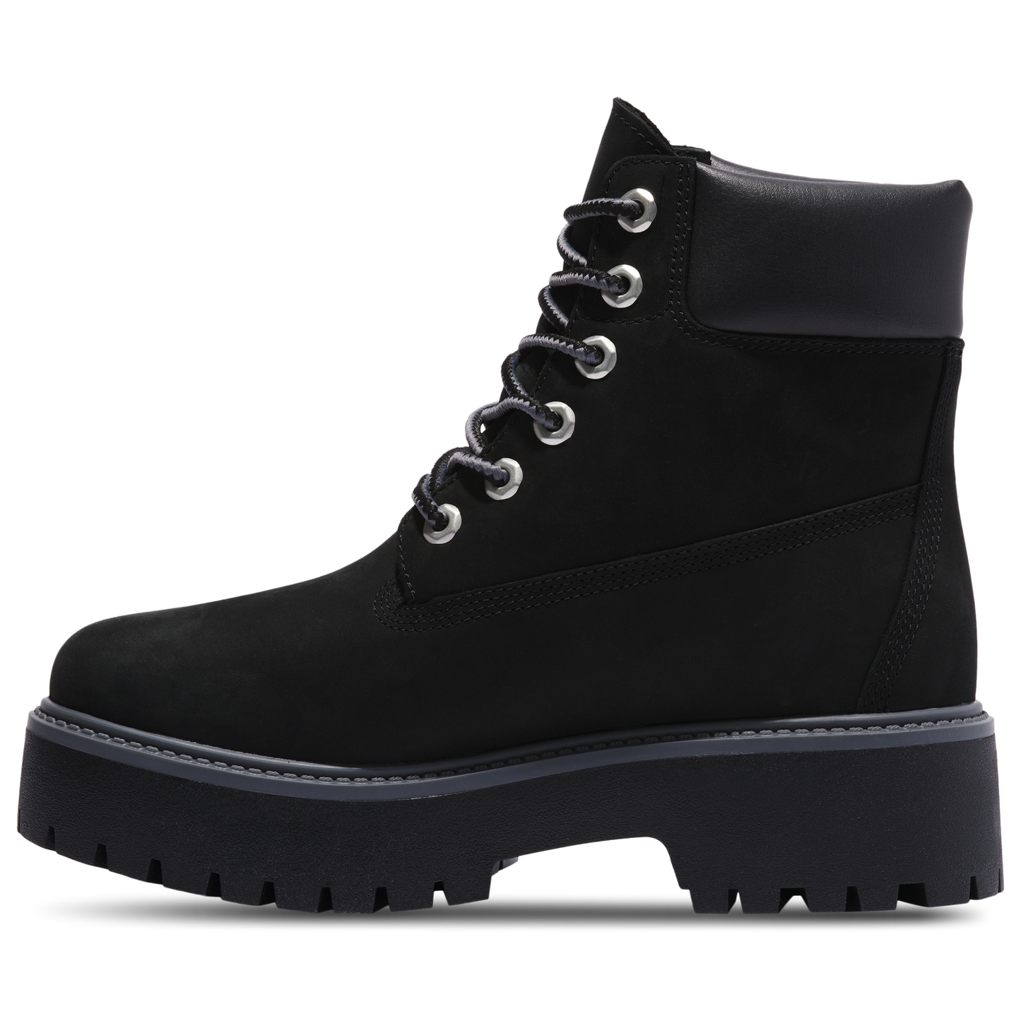 Timberland Stone Street 6" Waterproof Boots - Women's - Jet Black/Black