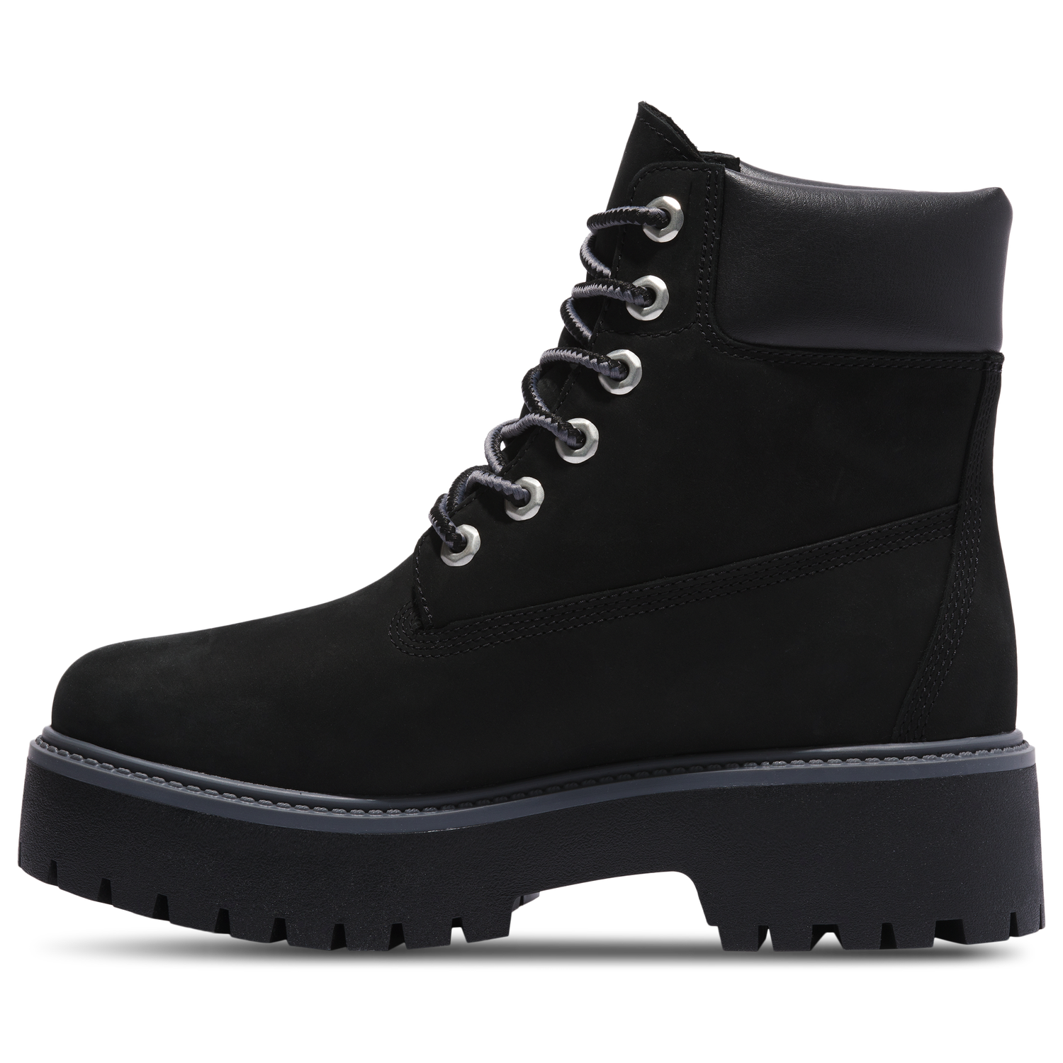 Timberland Stone Street 6" Waterproof Boots - Women's - Jet Black/Black