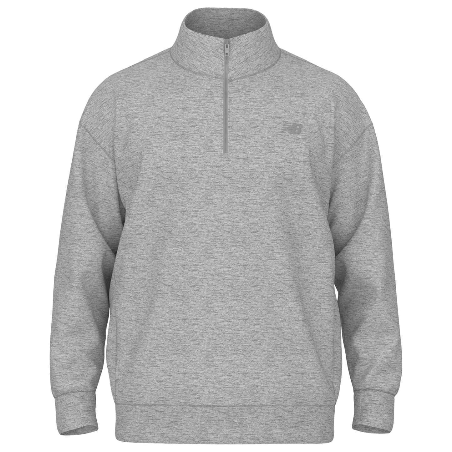 New Balance Team Athletics Fleece 1/2 Zip - Men's - Gray/Gray