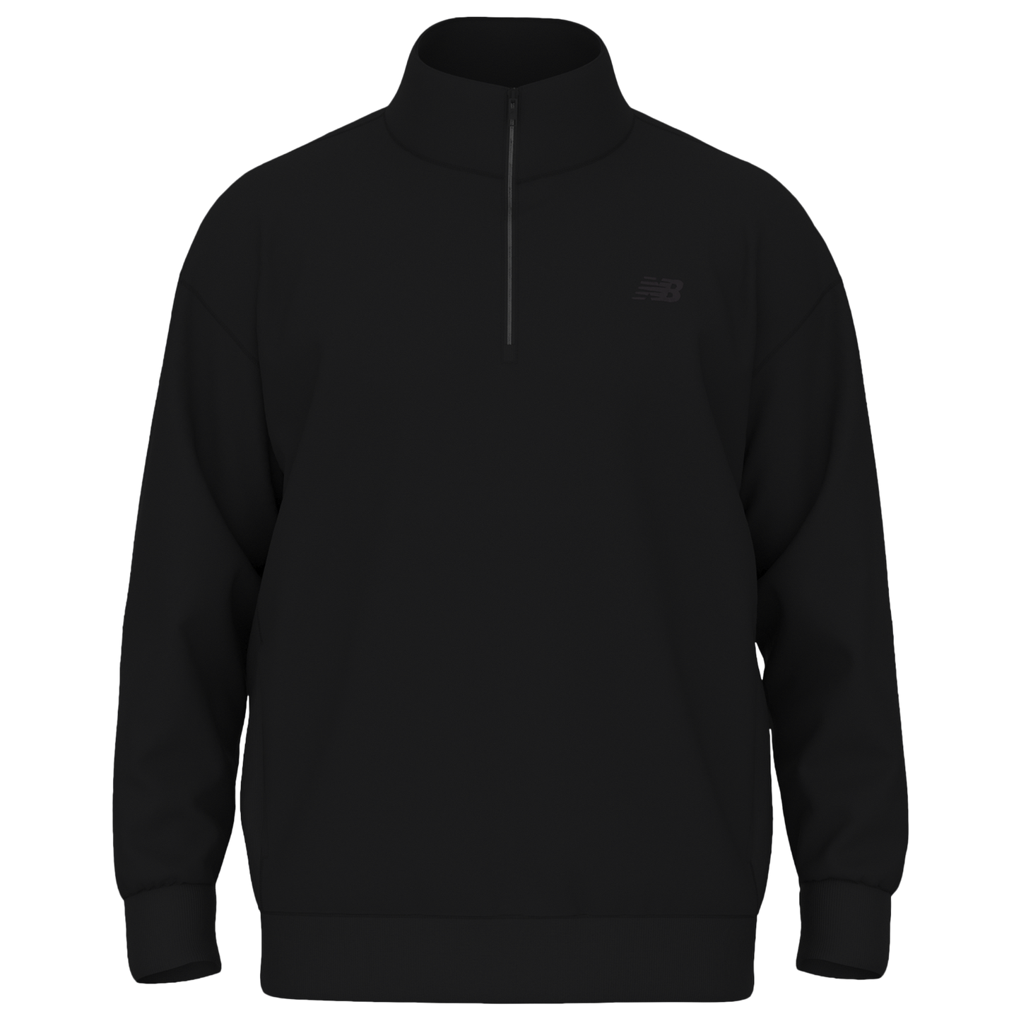 New Balance Team Athletics Fleece 1/2 Zip - Men's - Black/Black