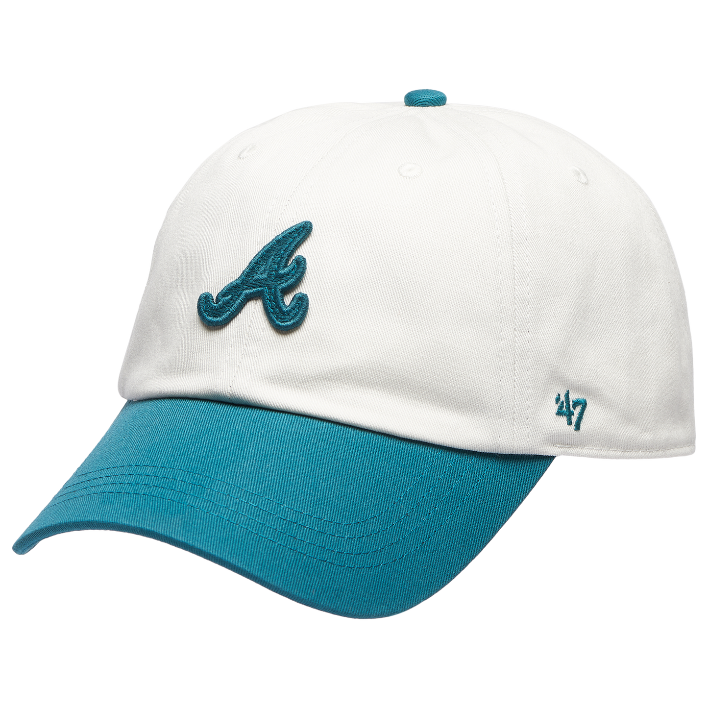 47 Brand Braves Contemporary 47 Clean Up Cap - Men's - Multi/Brown