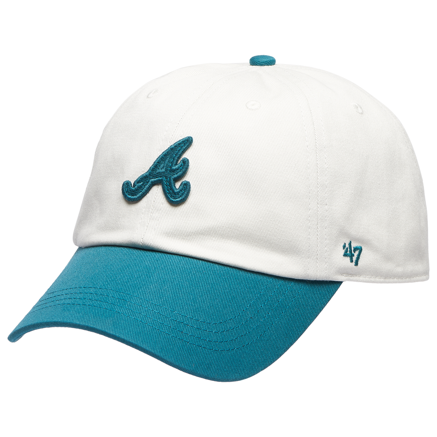 47 Brand Braves Contemporary 47 Clean Up Cap - Men's - Multi/Brown