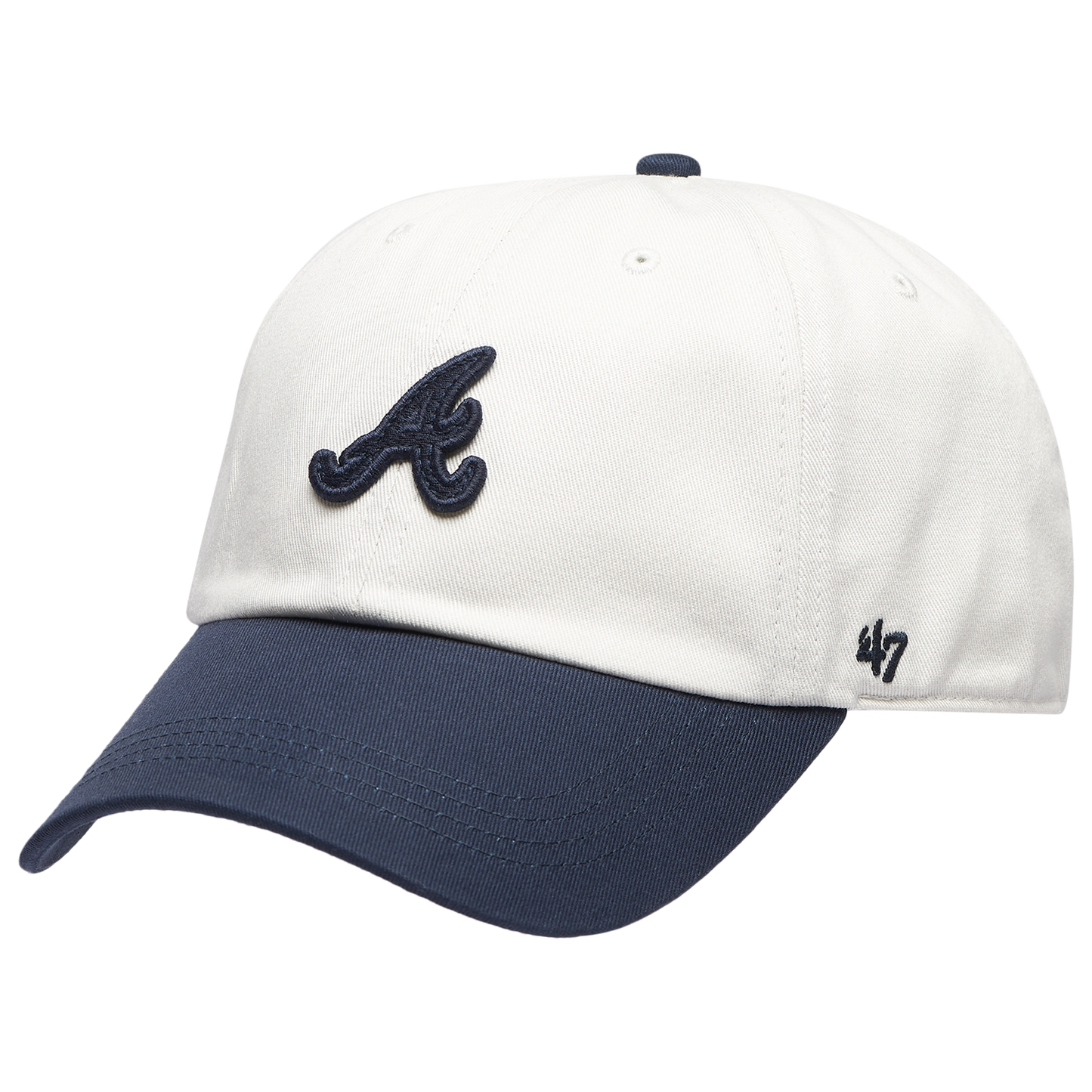47 Brand Braves Contemporary 47 Clean Up Cap - Men's - Multi/Brown (TT01NSSS)