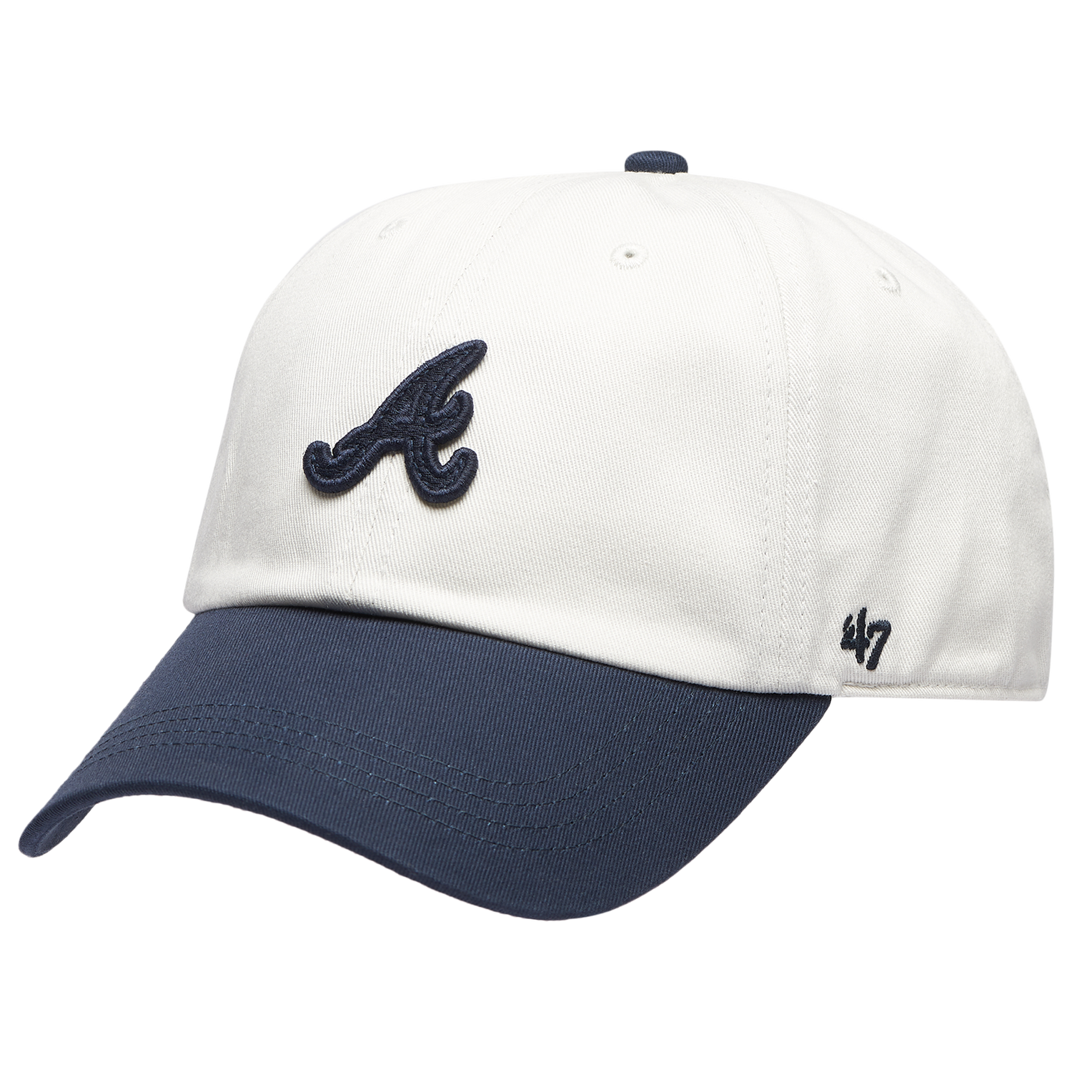 47 Brand Braves Contemporary 47 Clean Up Cap - Men's - Multi/Brown (TT01NSSS)