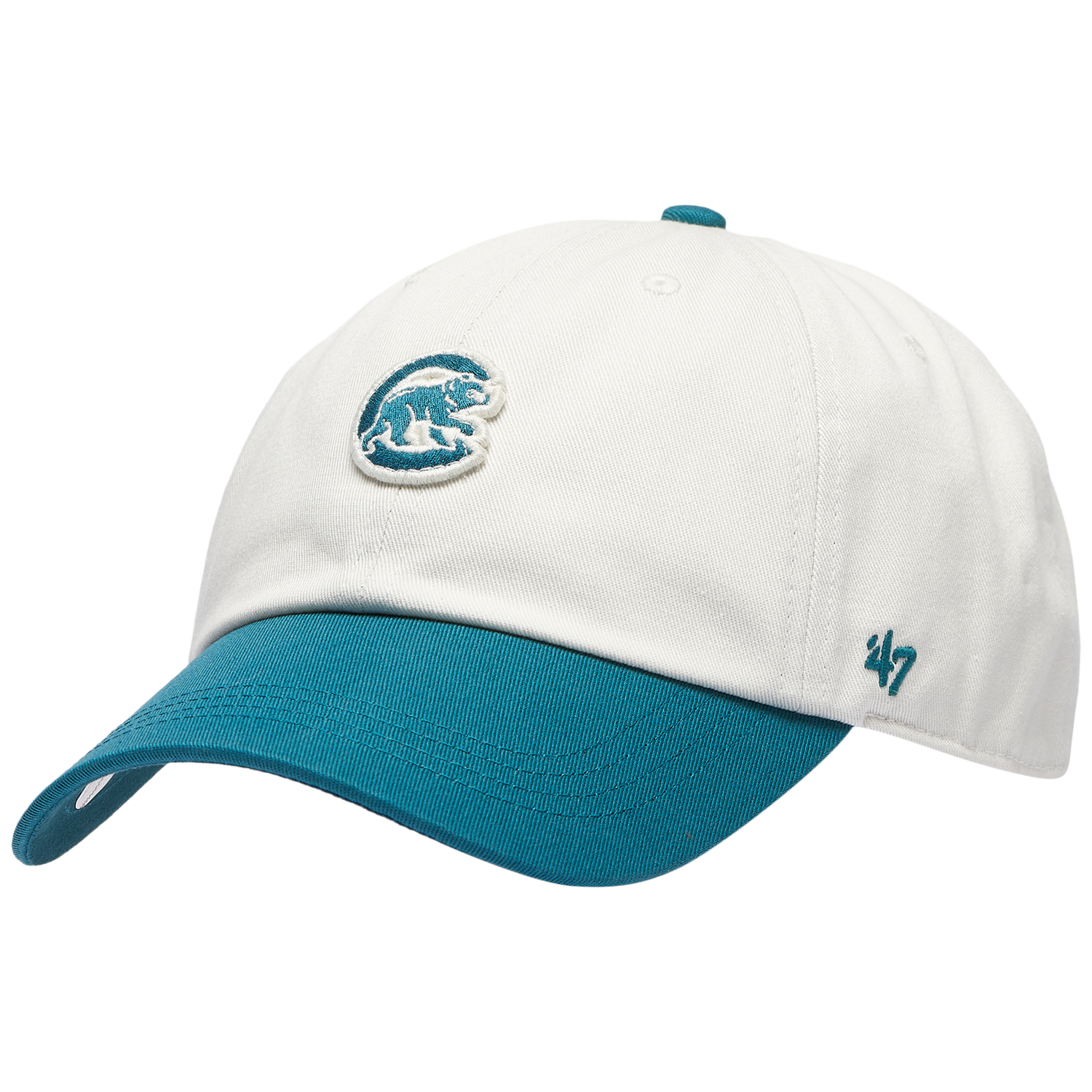 47 Brand Cubs Contemporary 47 Clean Up Cap - Men's - Cream/Teal