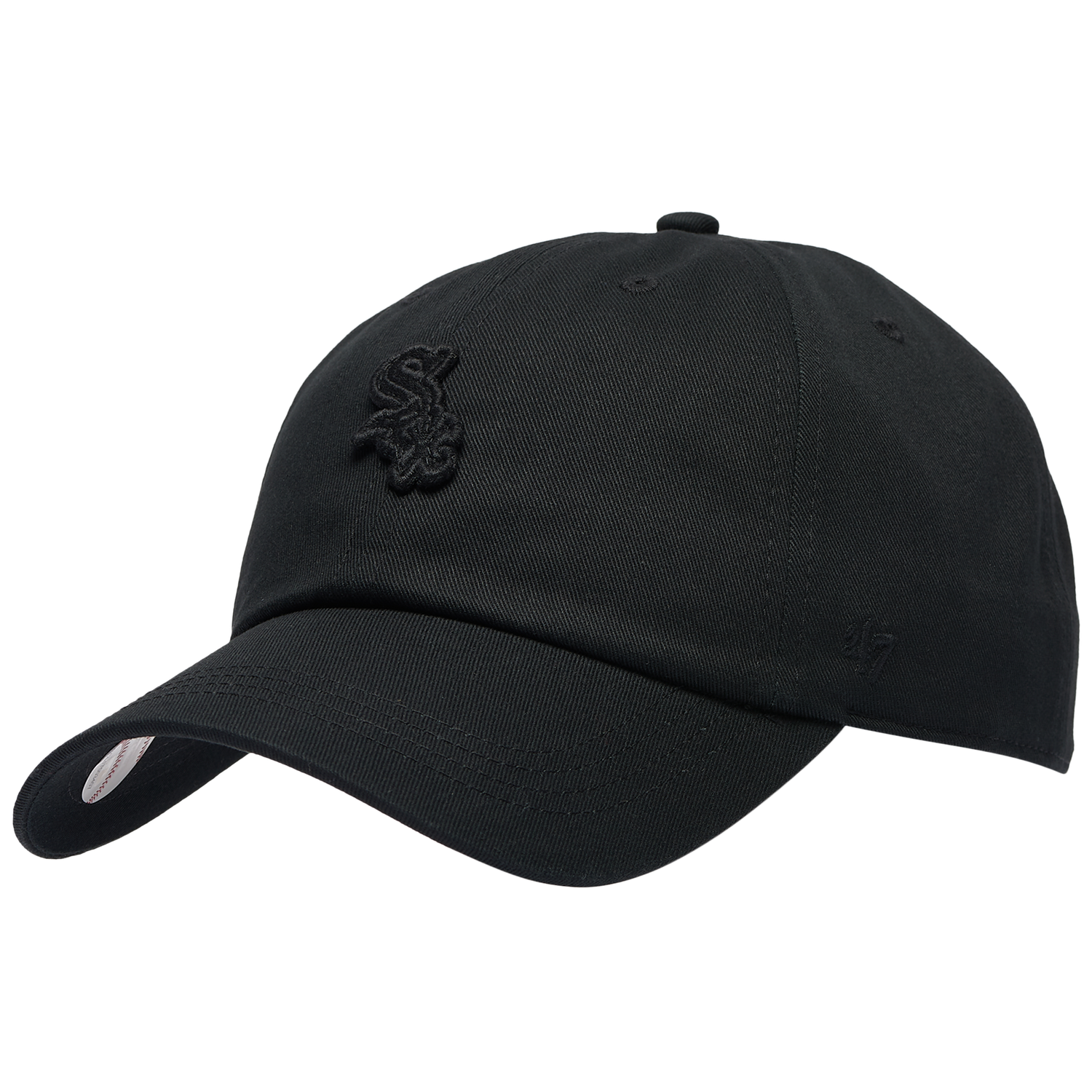 47 Brand White Sox Contemporary 47 Clean Up Cap - Men's - Black/Multi
