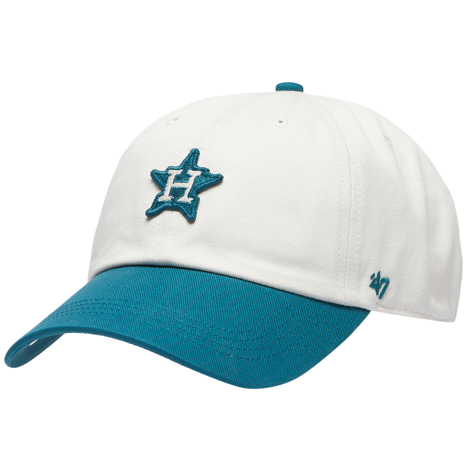 47 Brand Astros Contemporary 47 Clean Up Cap - Men's - White/Black