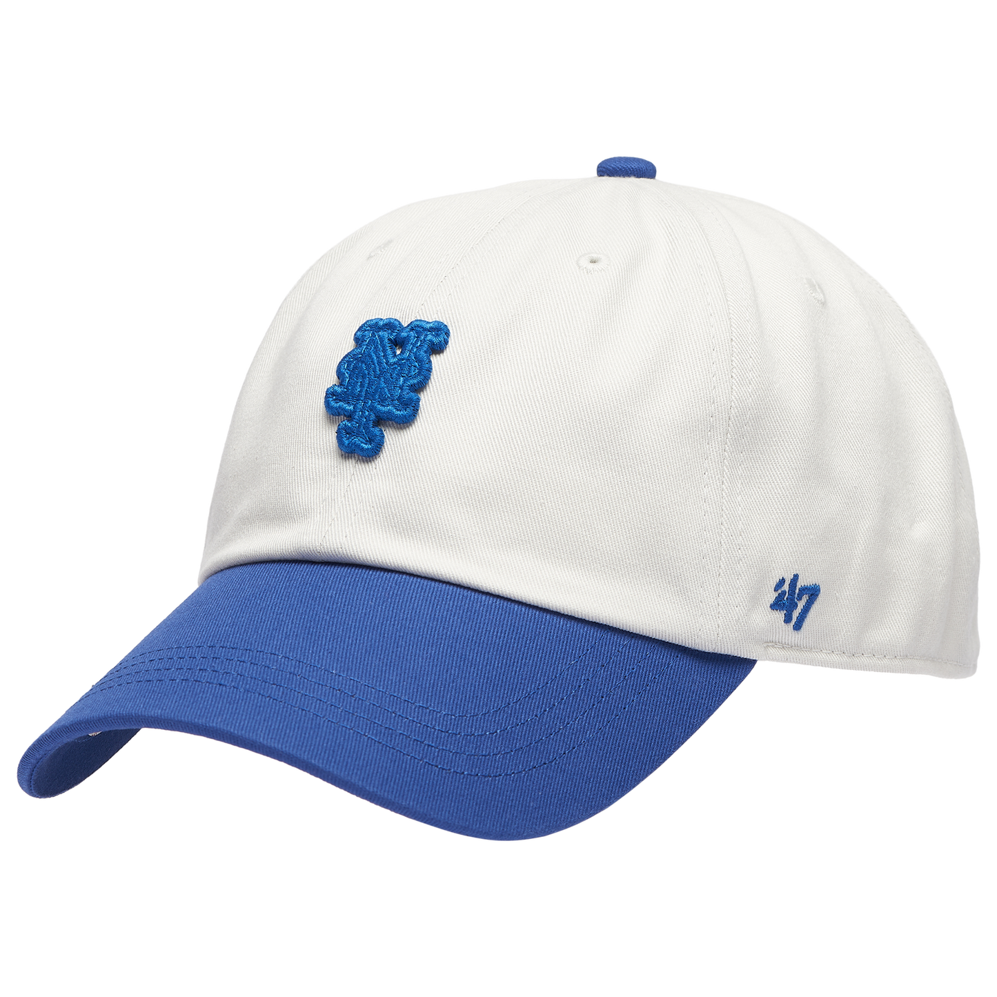 47 Brand Mets Contemporary 47 Clean Up Cap - Men's - Cream/Blue