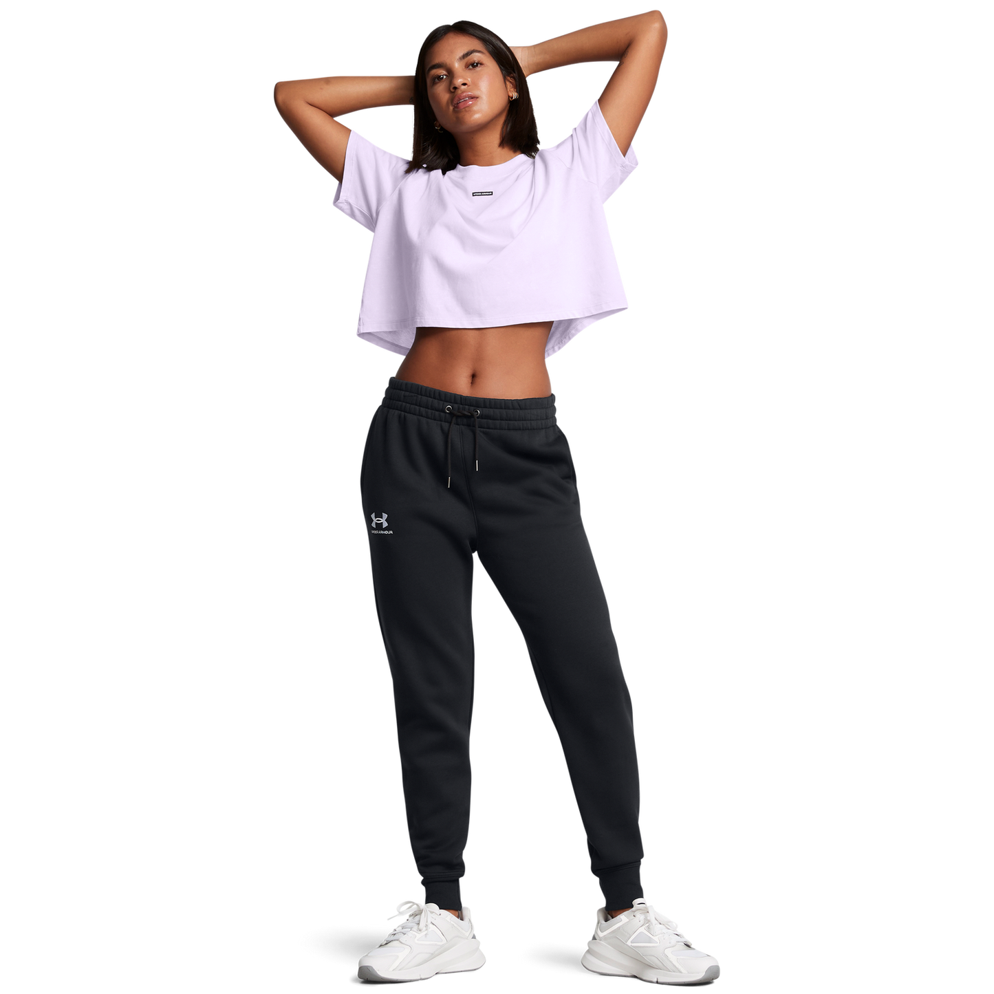 Under Armour Icon Fleece Jogger - Women's - Black/Black/White